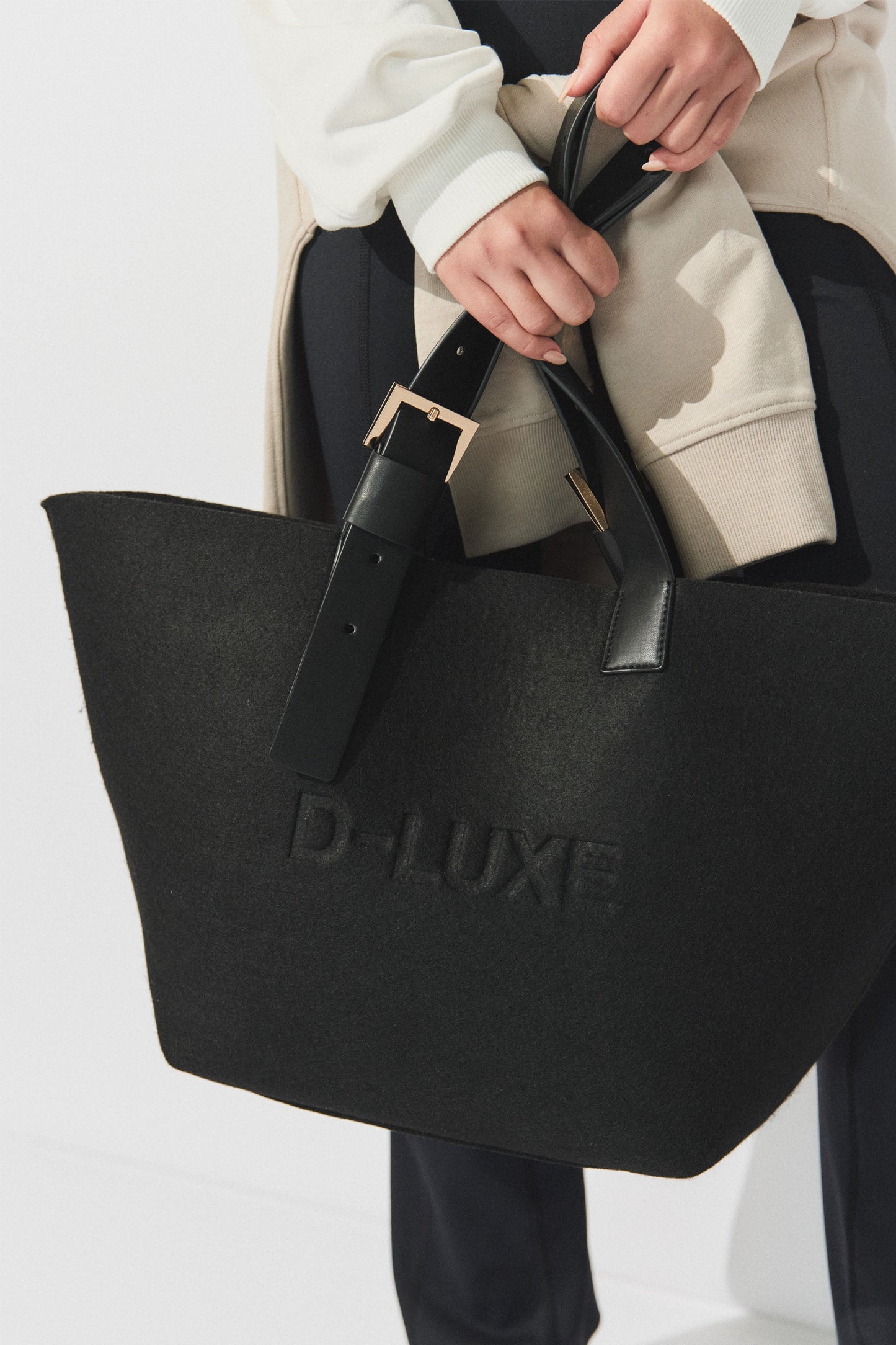 D-Luxe Shae Felt Tote