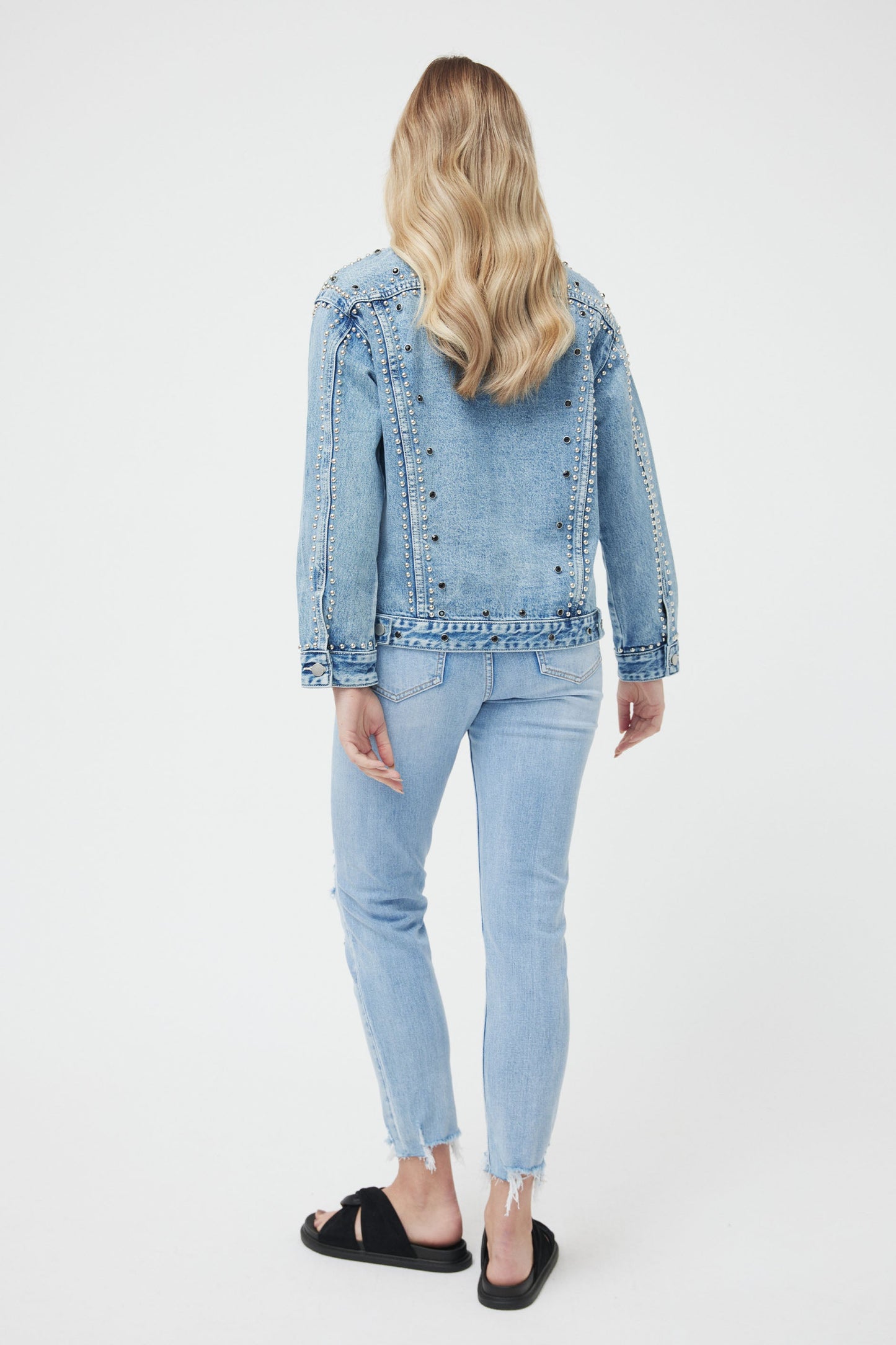 Luna Studded Denim Jacket
