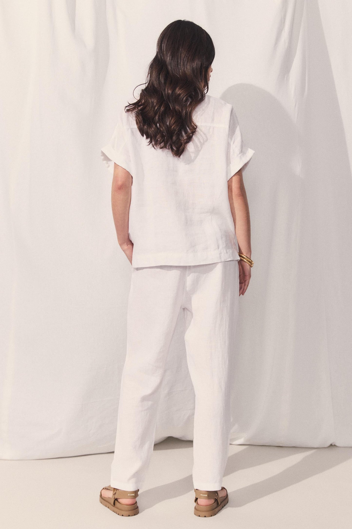 D-Luxe Relaxed Linen Pant