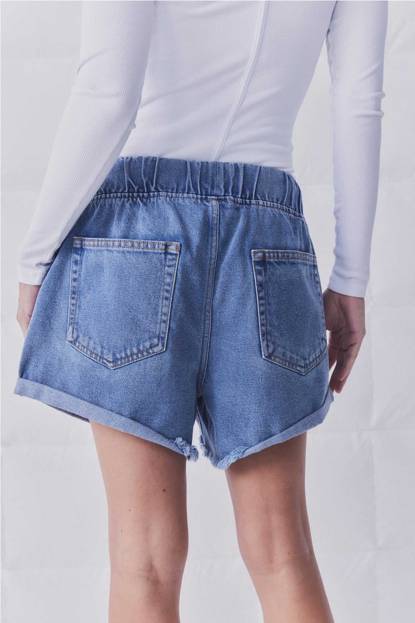 D-Luxe Denim Jogger Short