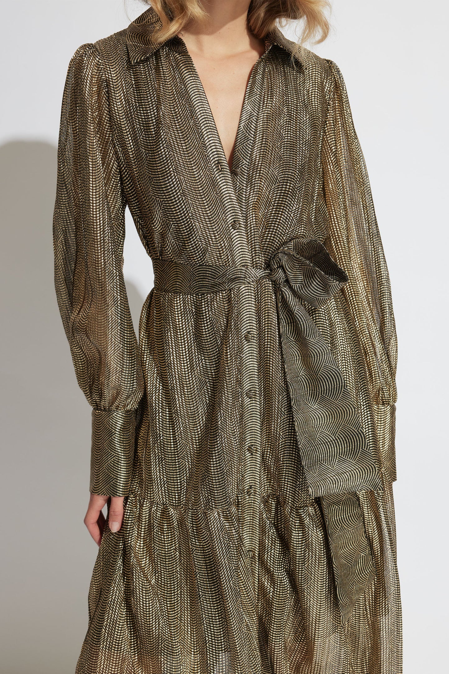 Carina Textured Shirt Dress