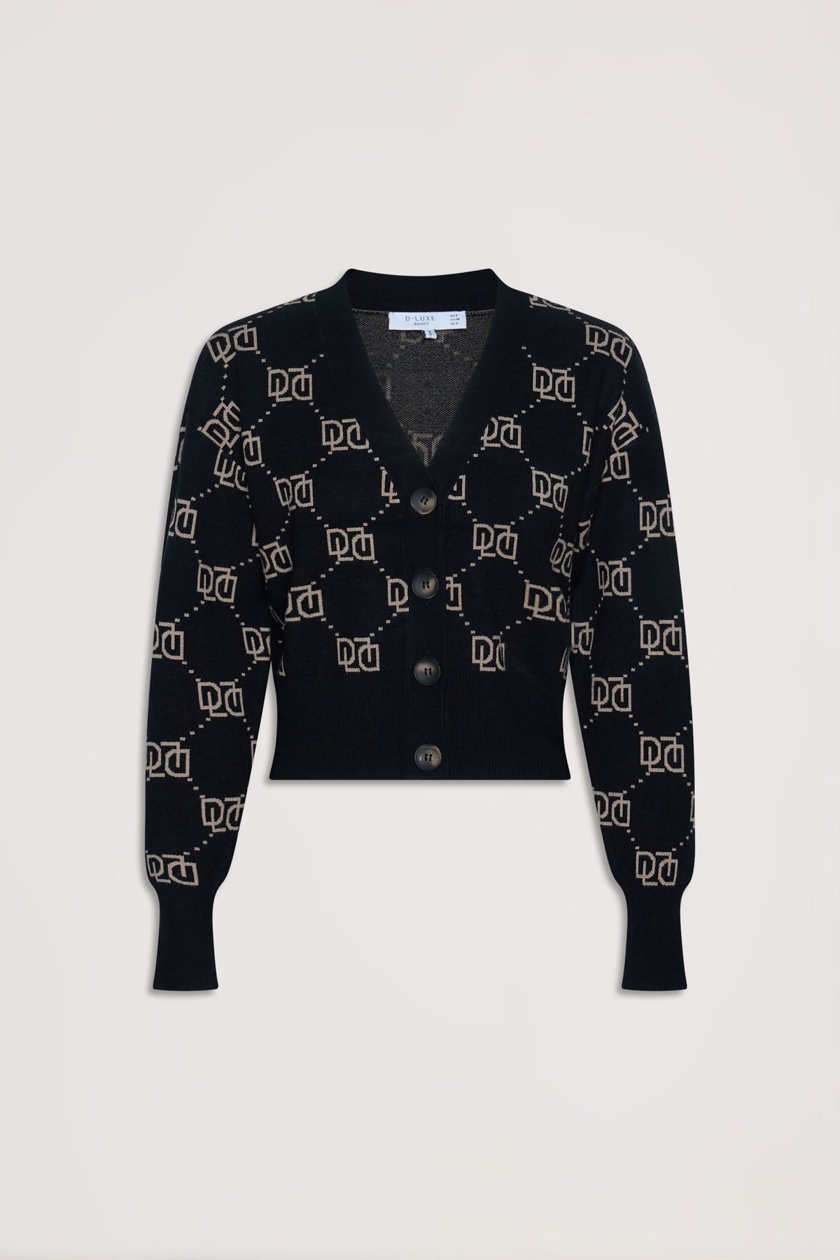 D-Luxe Monogram Cardigan