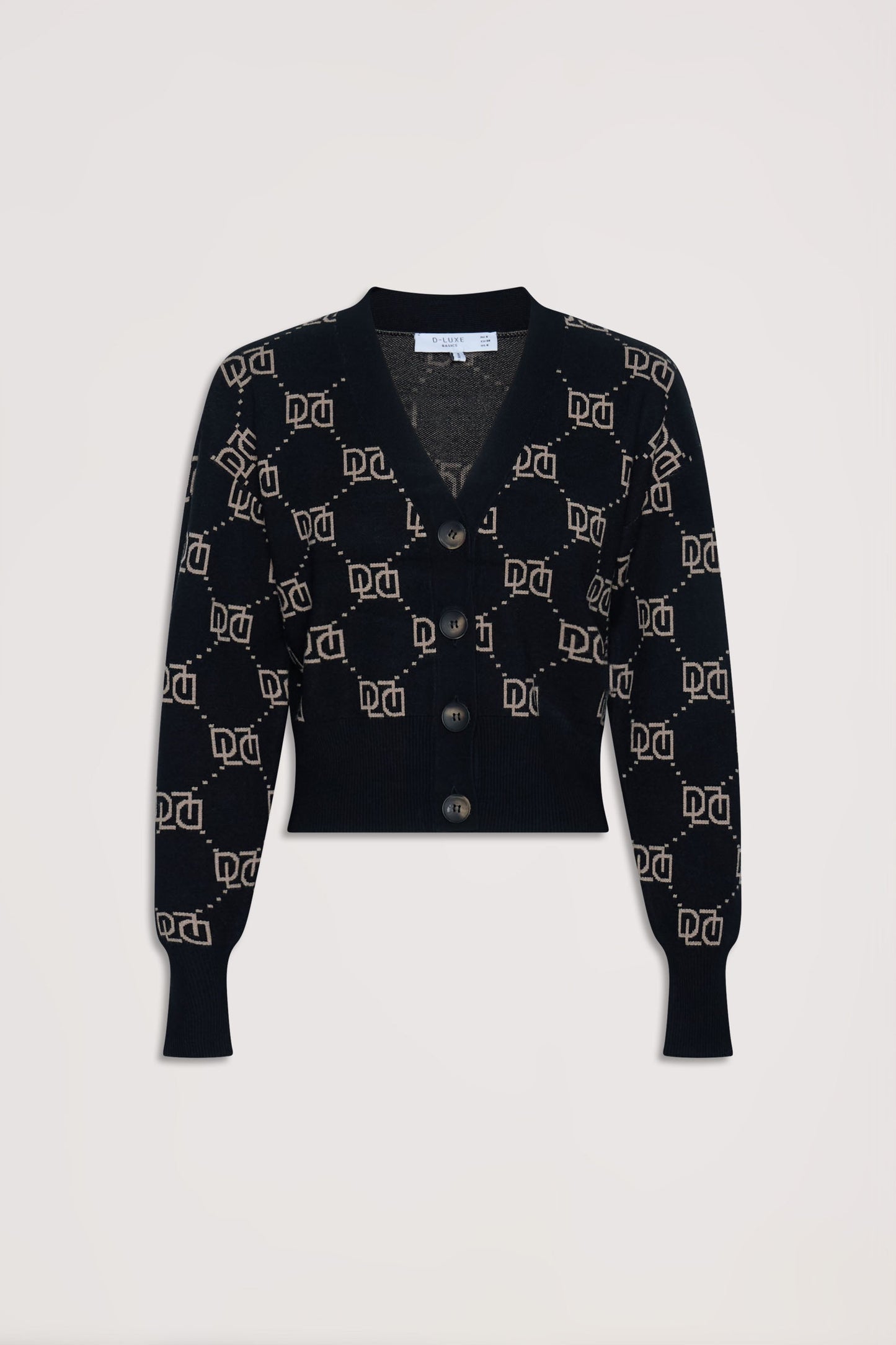 D-Luxe Monogram Cardigan