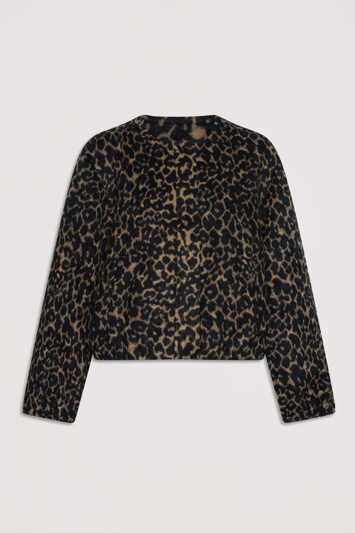 Annika Leopard Bomber