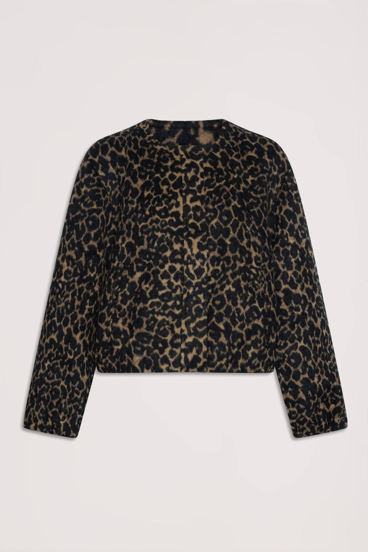 Annika Leopard Bomber