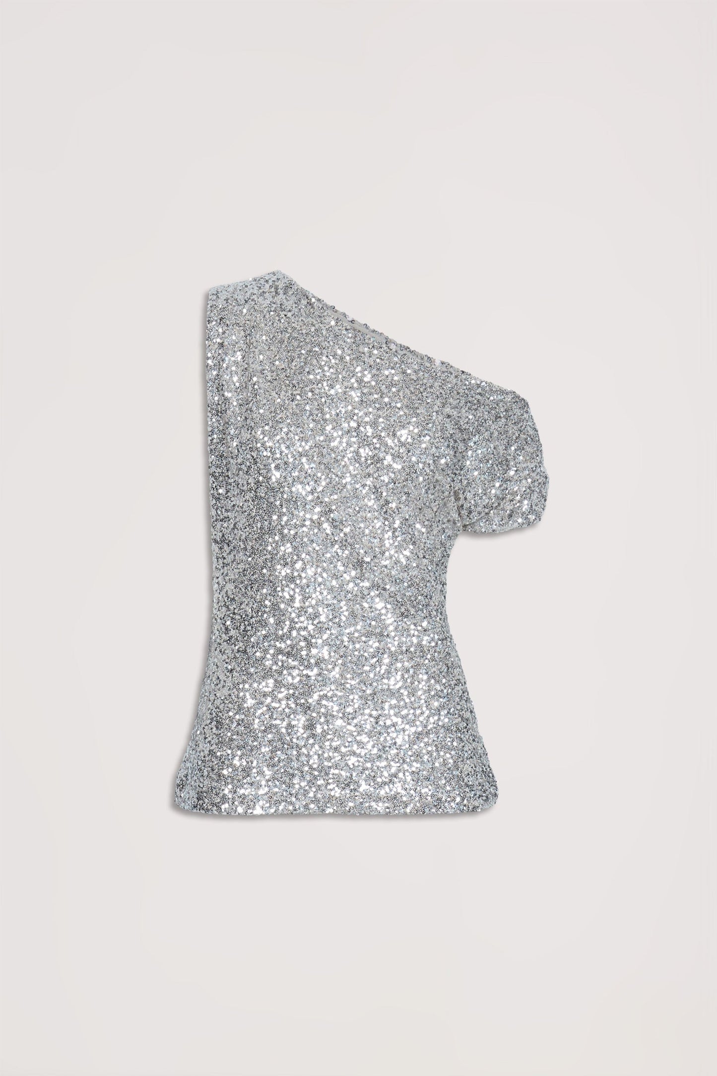 Mae Tipped Shoulder Sequin Top