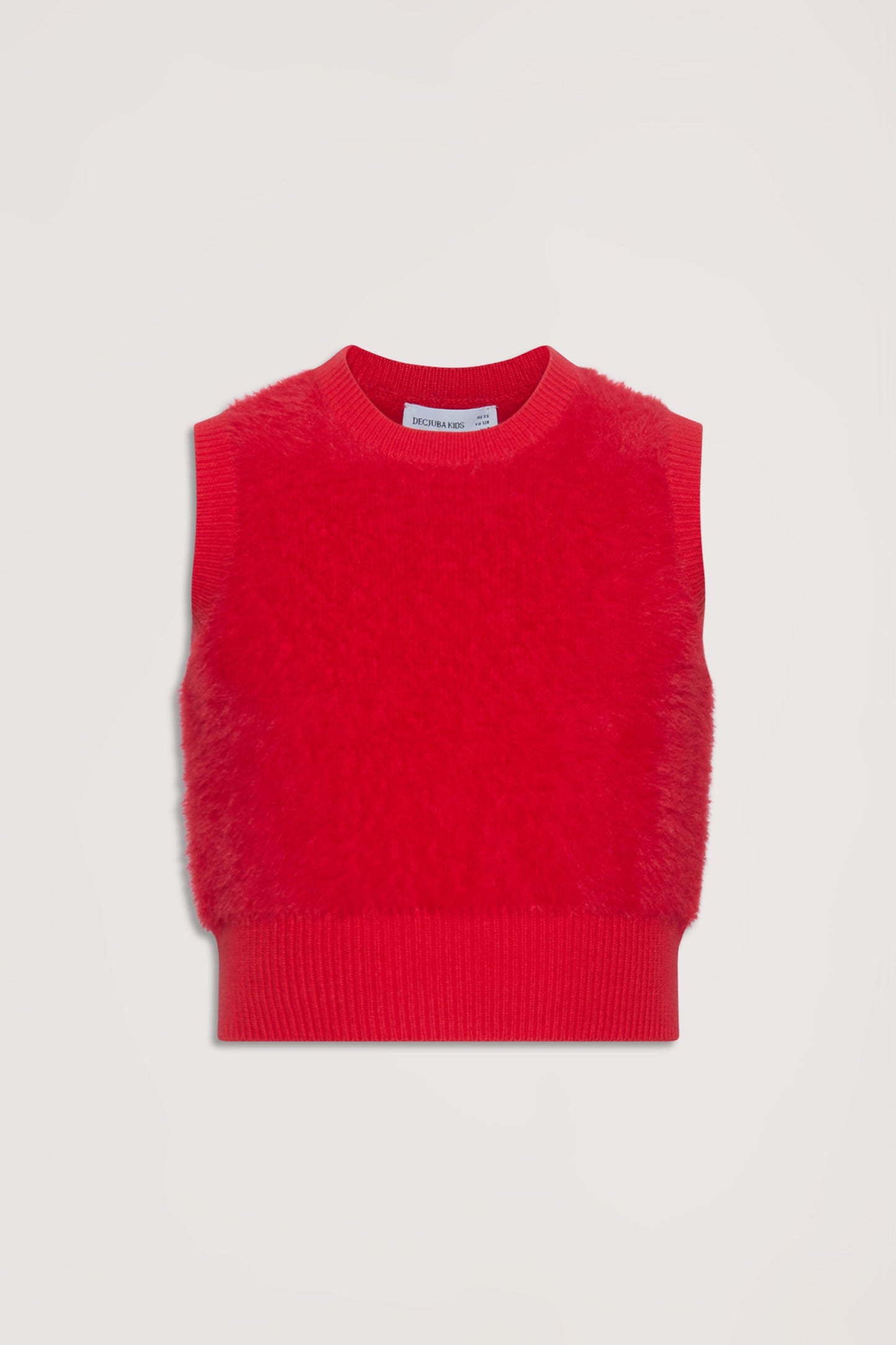 Girls Lucy Fluffy Crop Vest