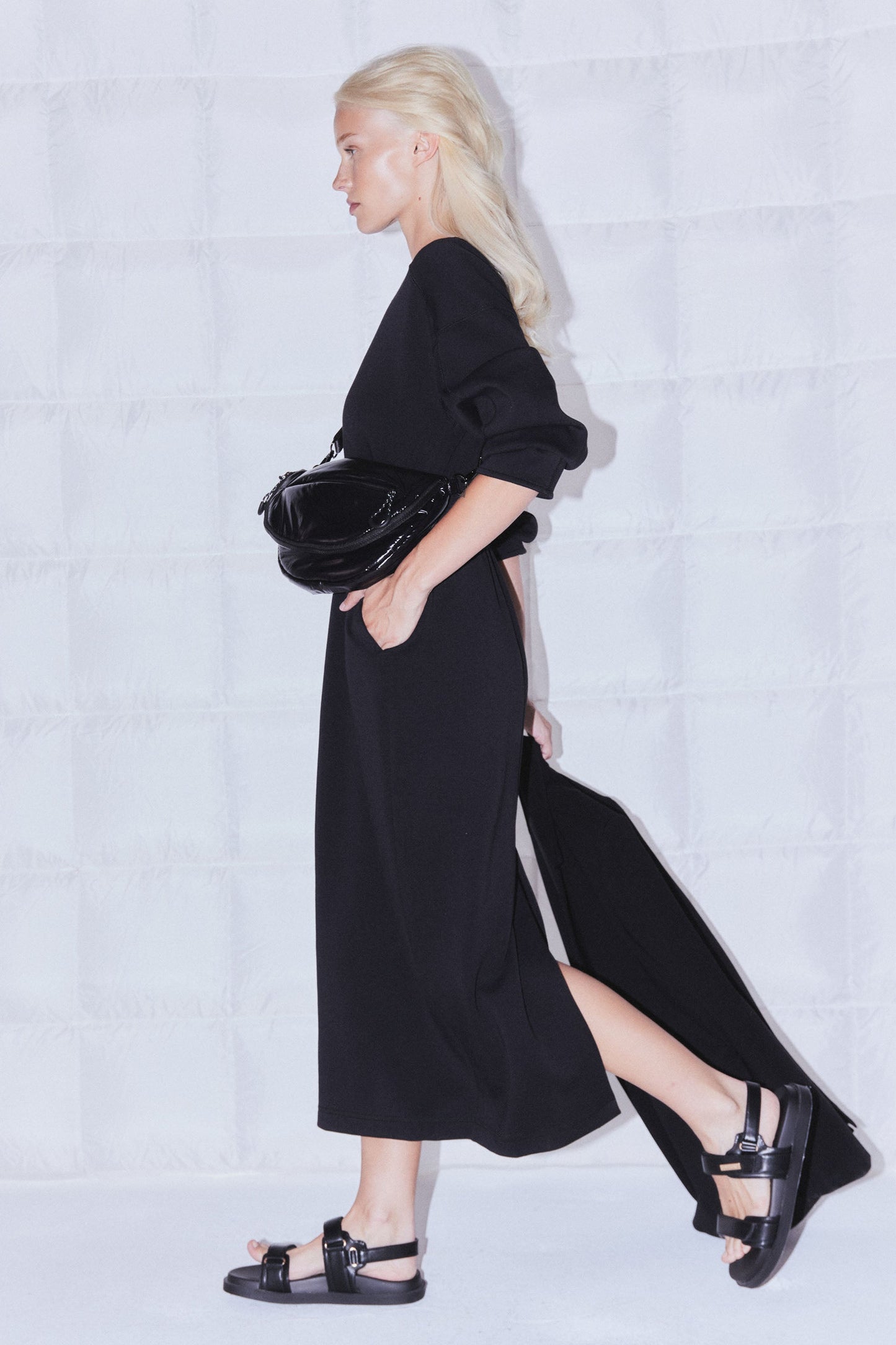 D-Luxe Neoprene Midi Dress