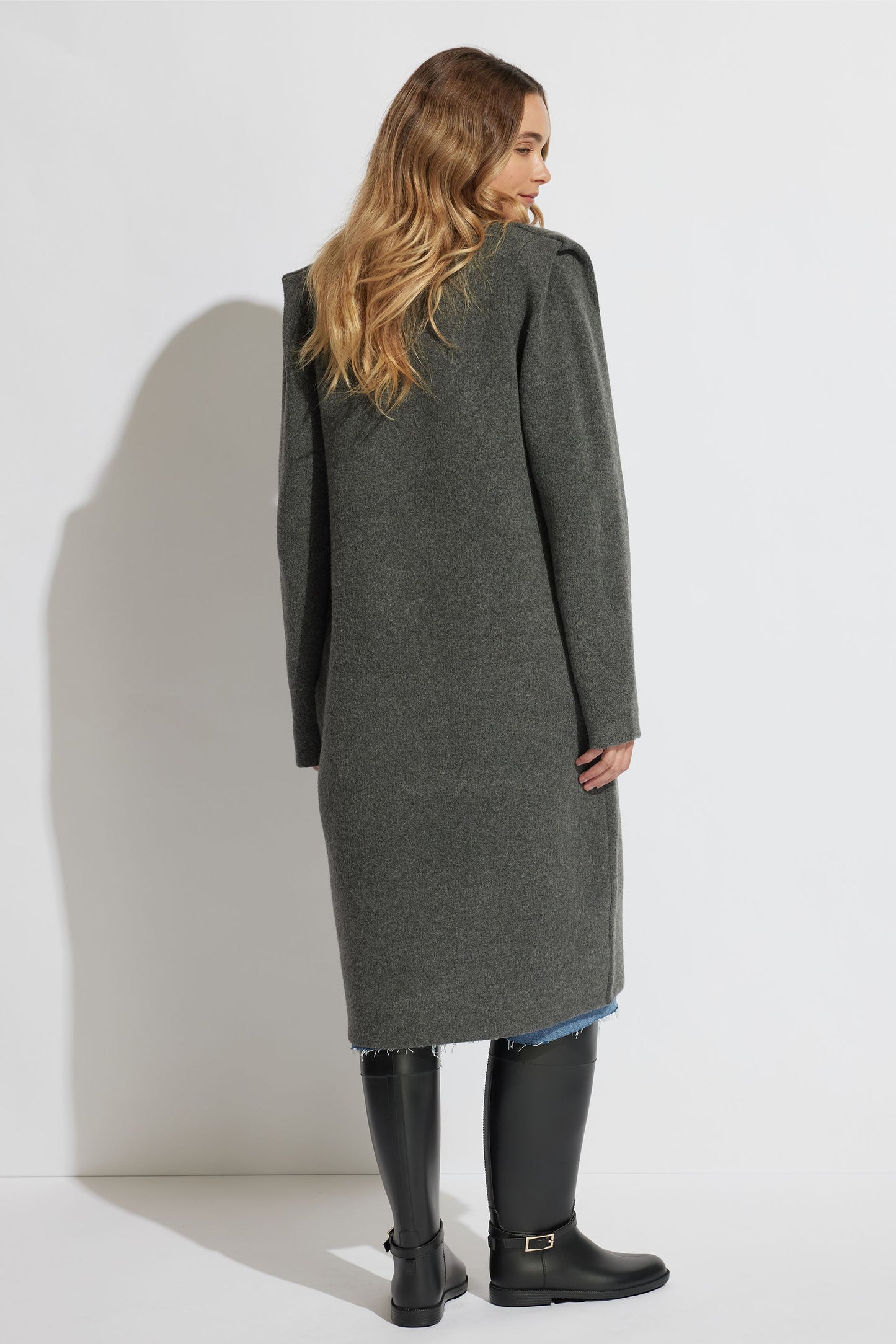 Shae Shoulder Pleat Cardigan
