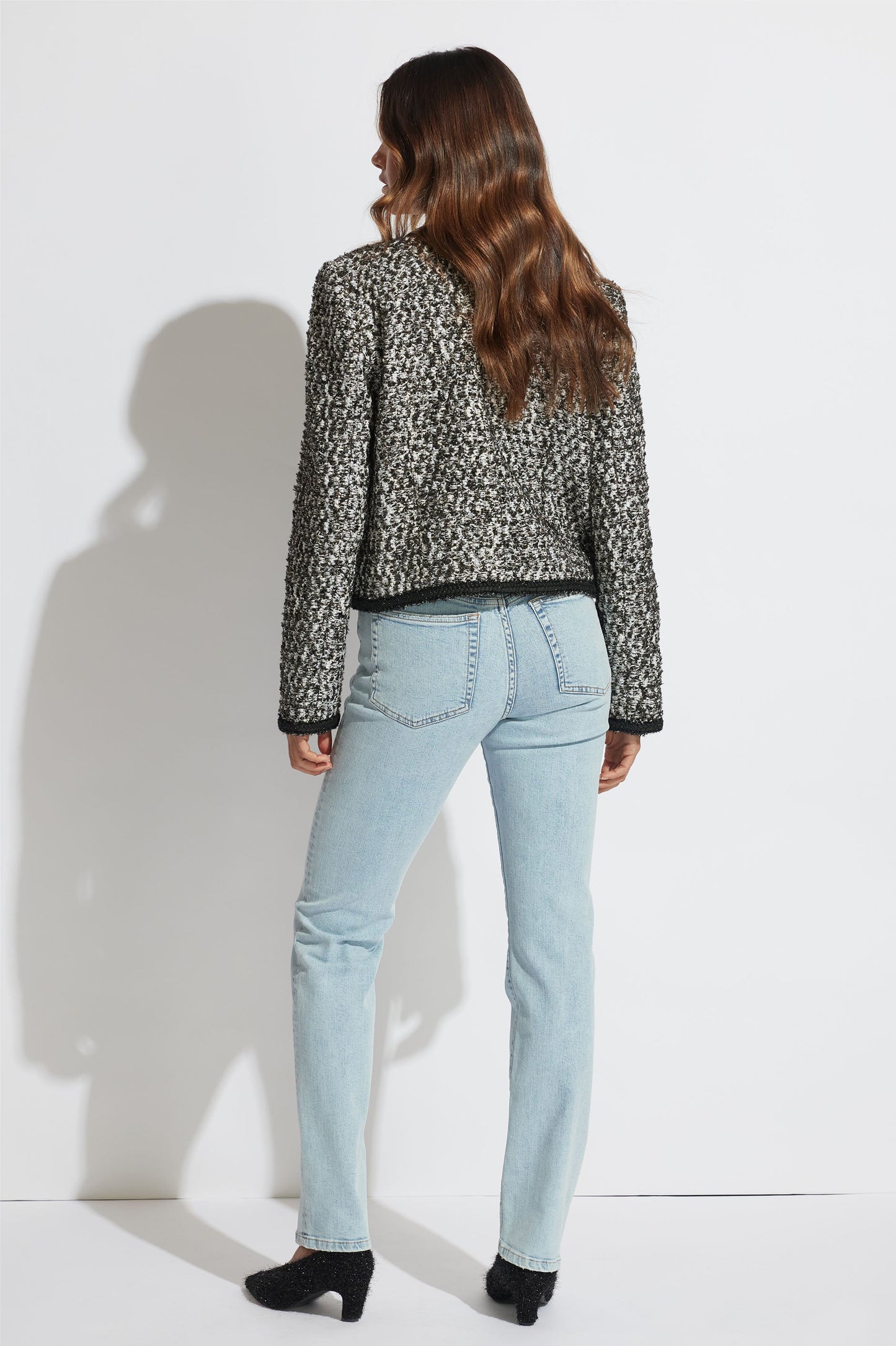 Esther Cropped Tweed Jacket