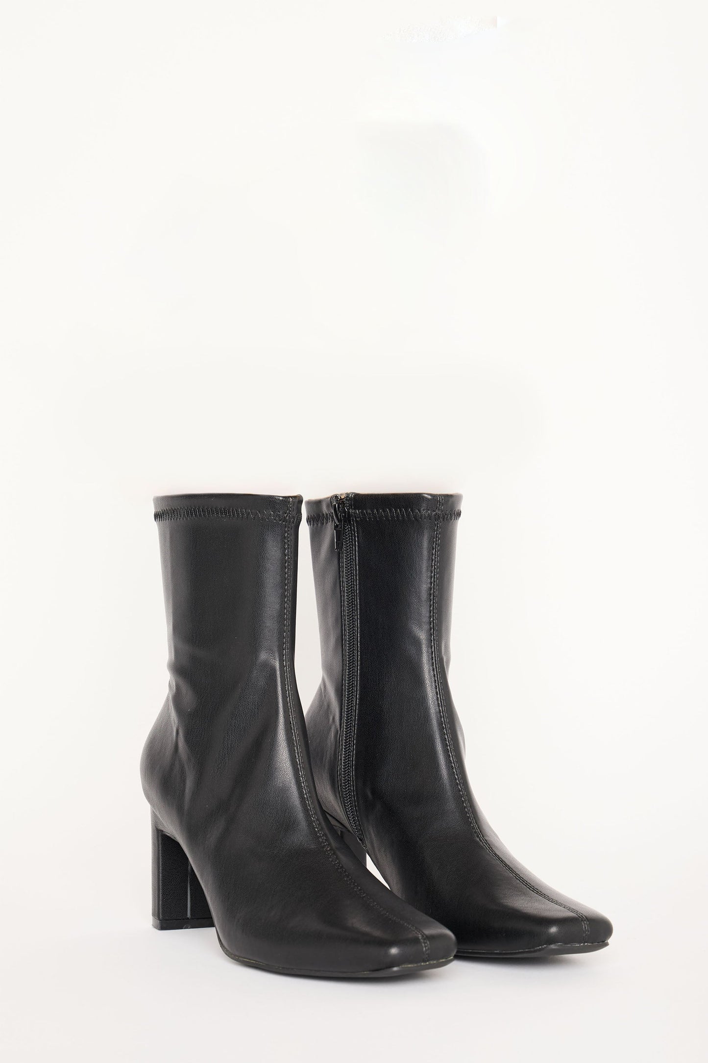 Charlie Squared Toe Sock Boot