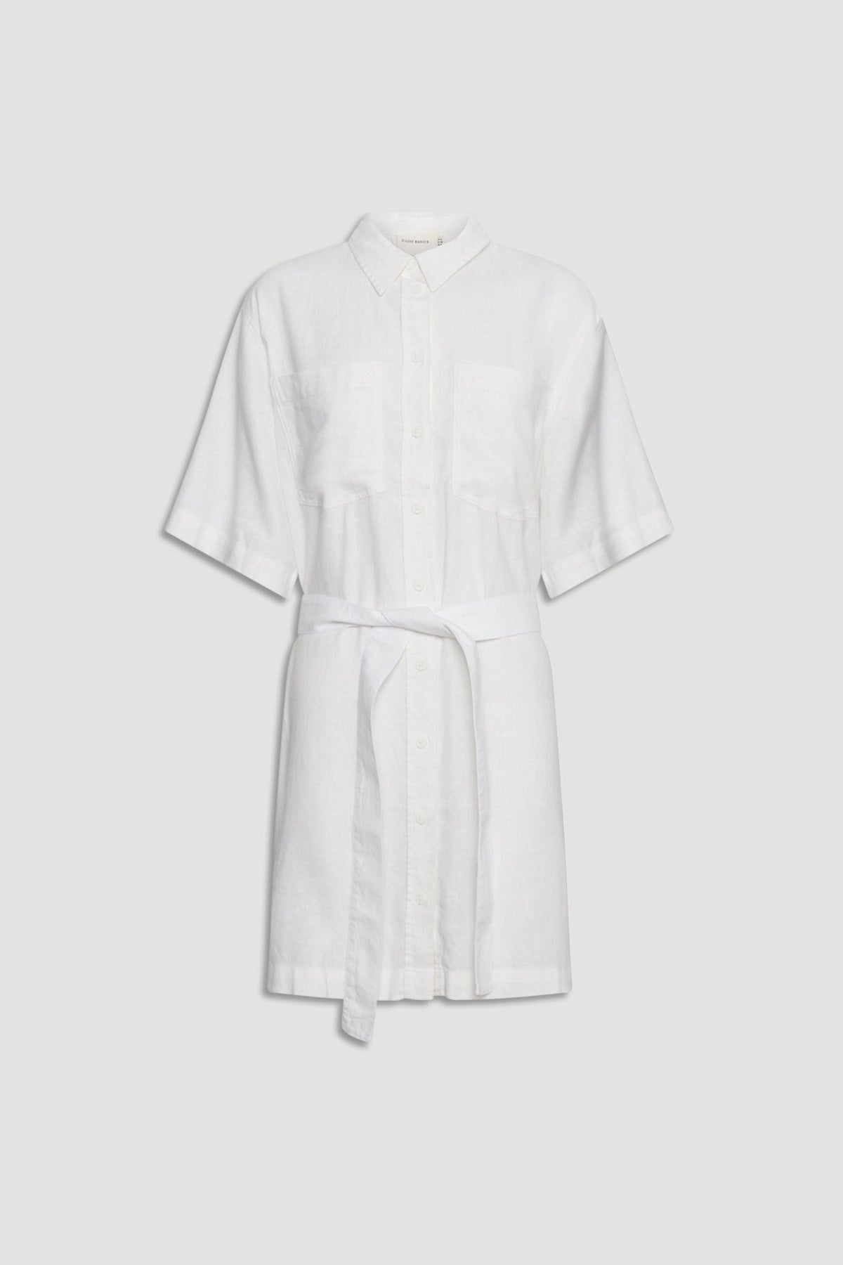 D-Luxe Linen Blend Short Dress