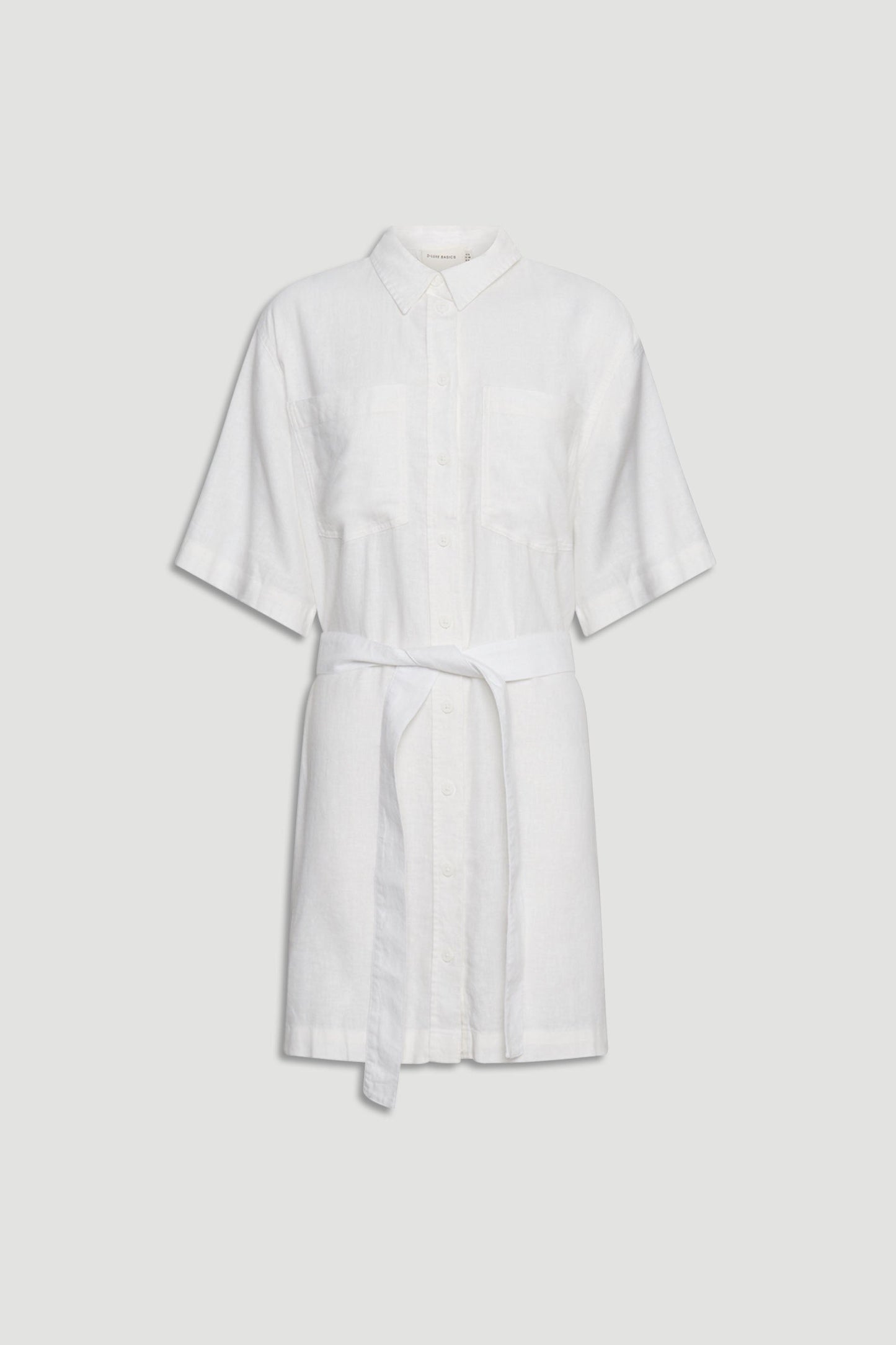 D-Luxe Linen Blend Short Dress