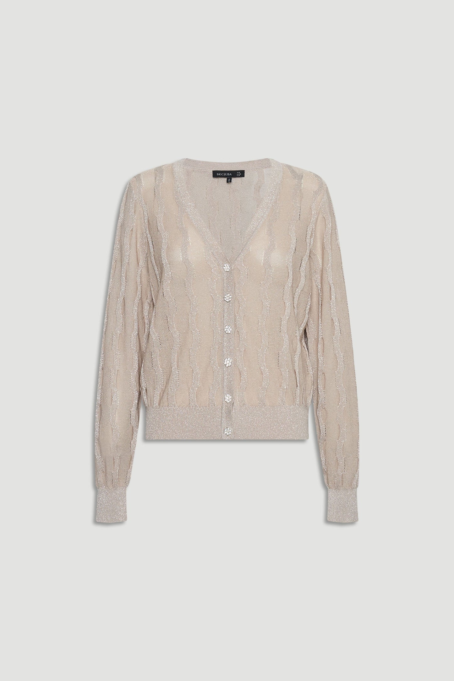Lauren Lurex Knit Cardigan