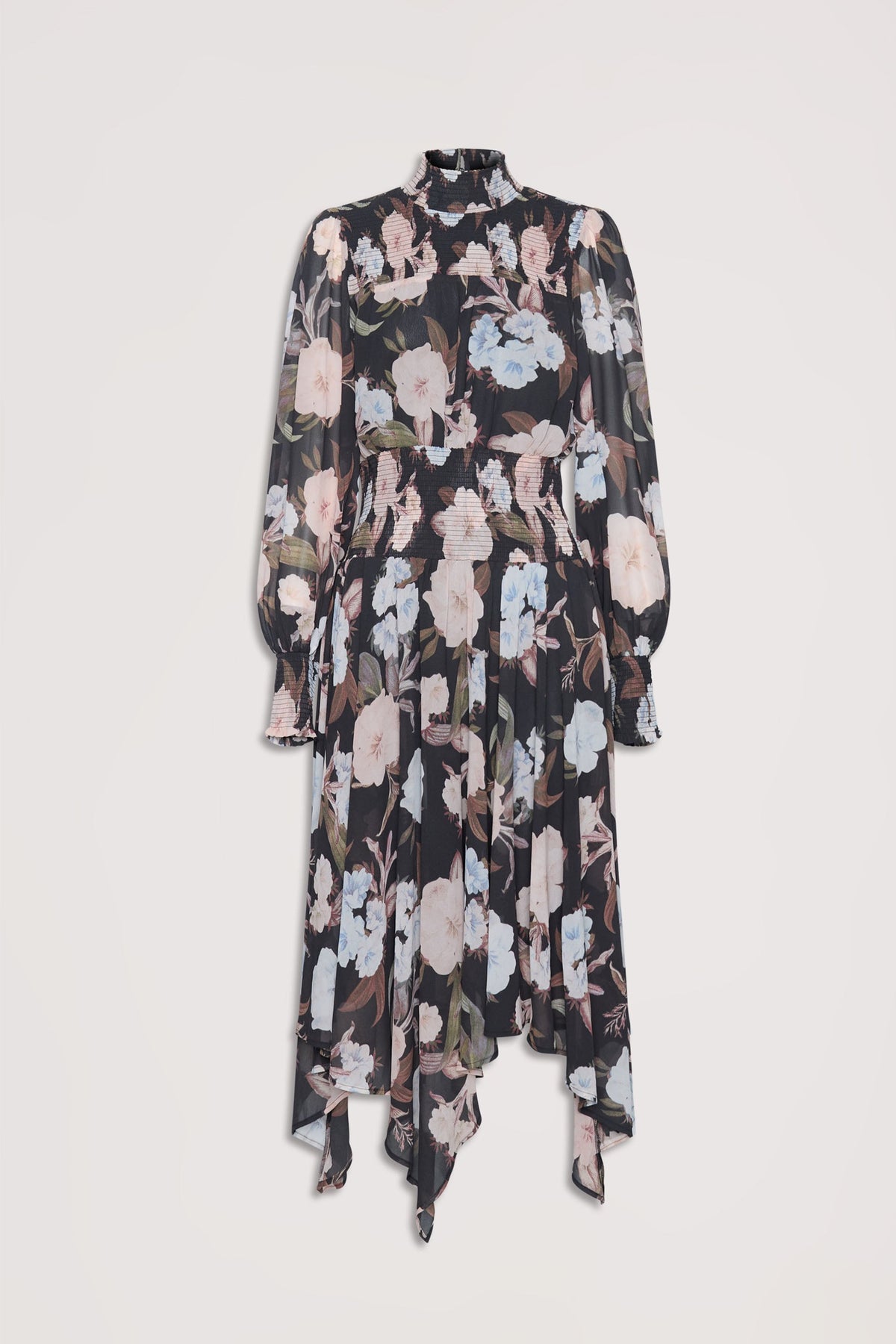 Camilla Shirred Midi Dress