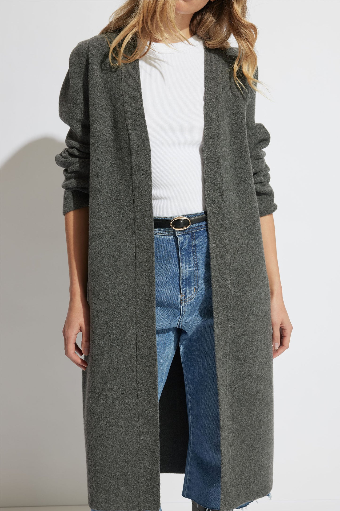 Shae Shoulder Pleat Cardigan