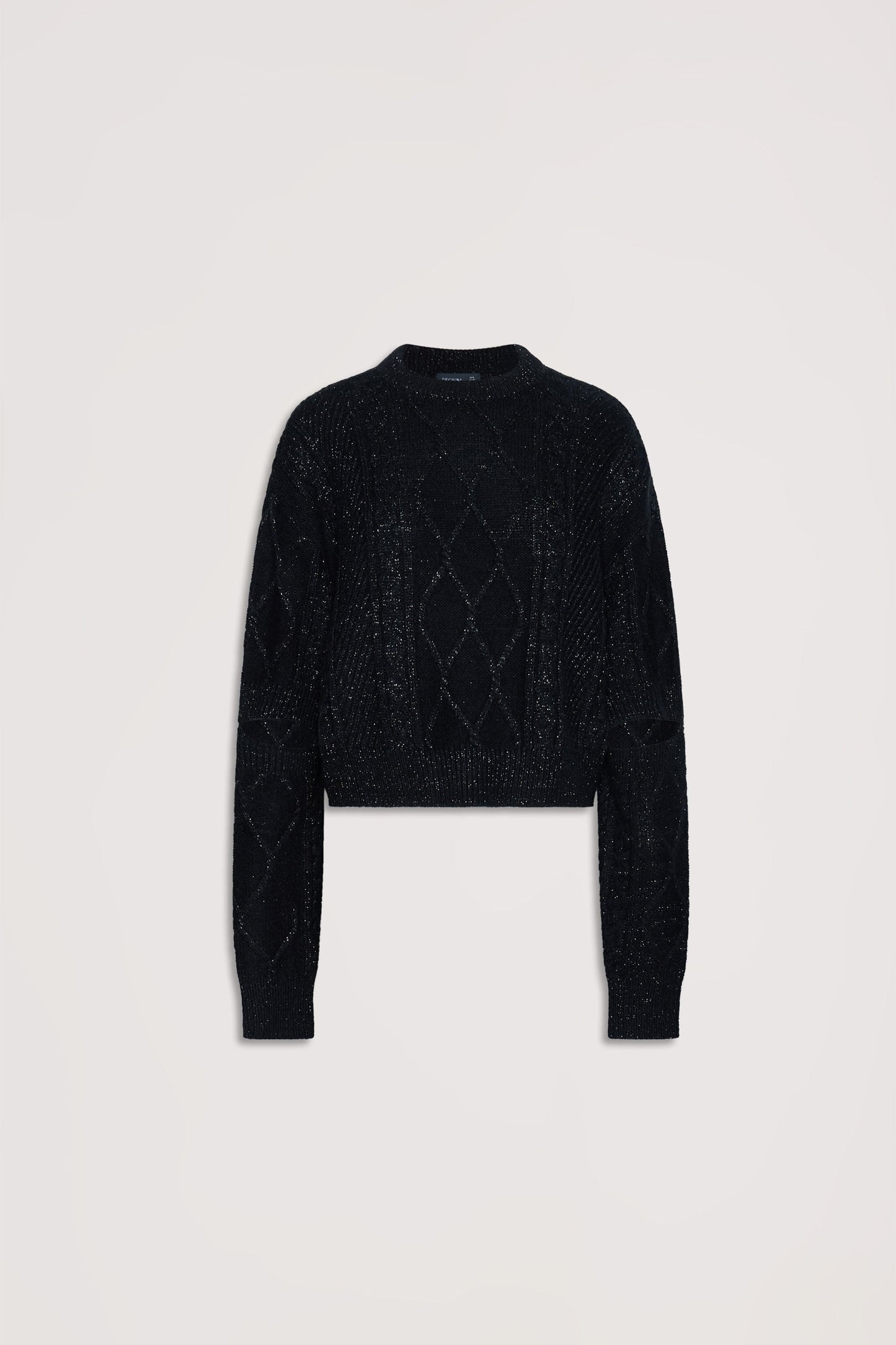 Sasha Lurex Cable Knit Jumper