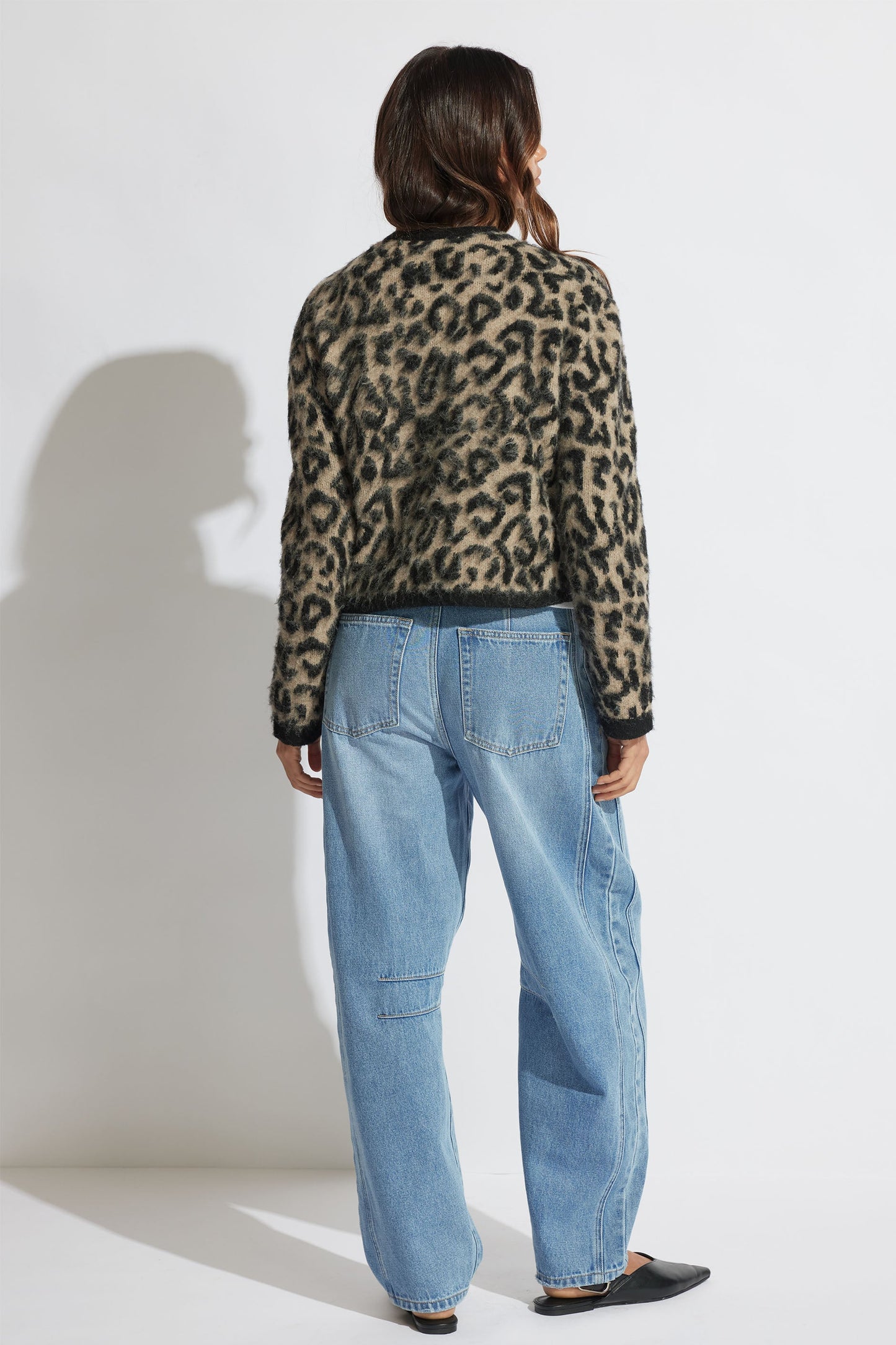 Taylor Animal Print Cardigan