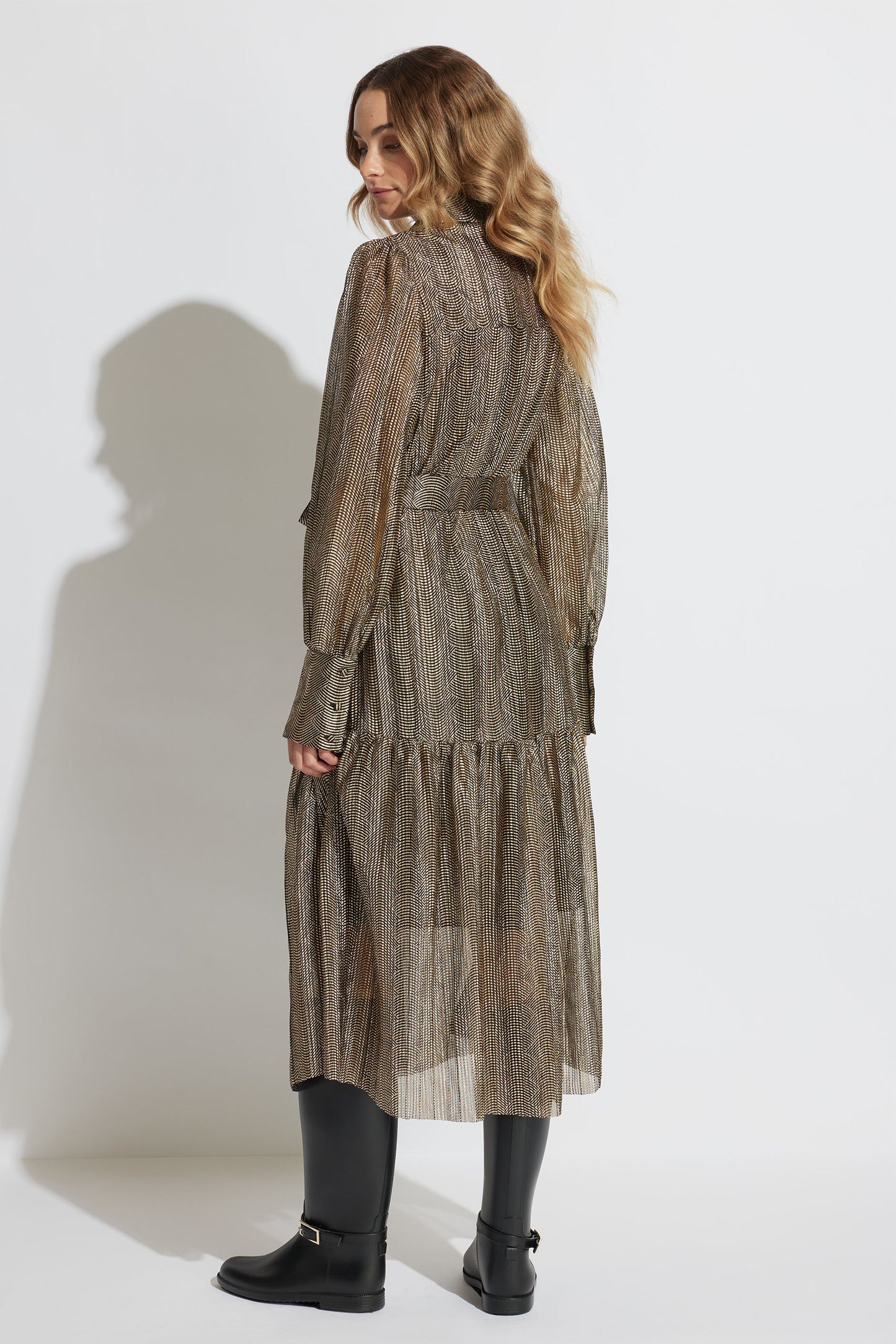 Carina Textured Shirt Dress