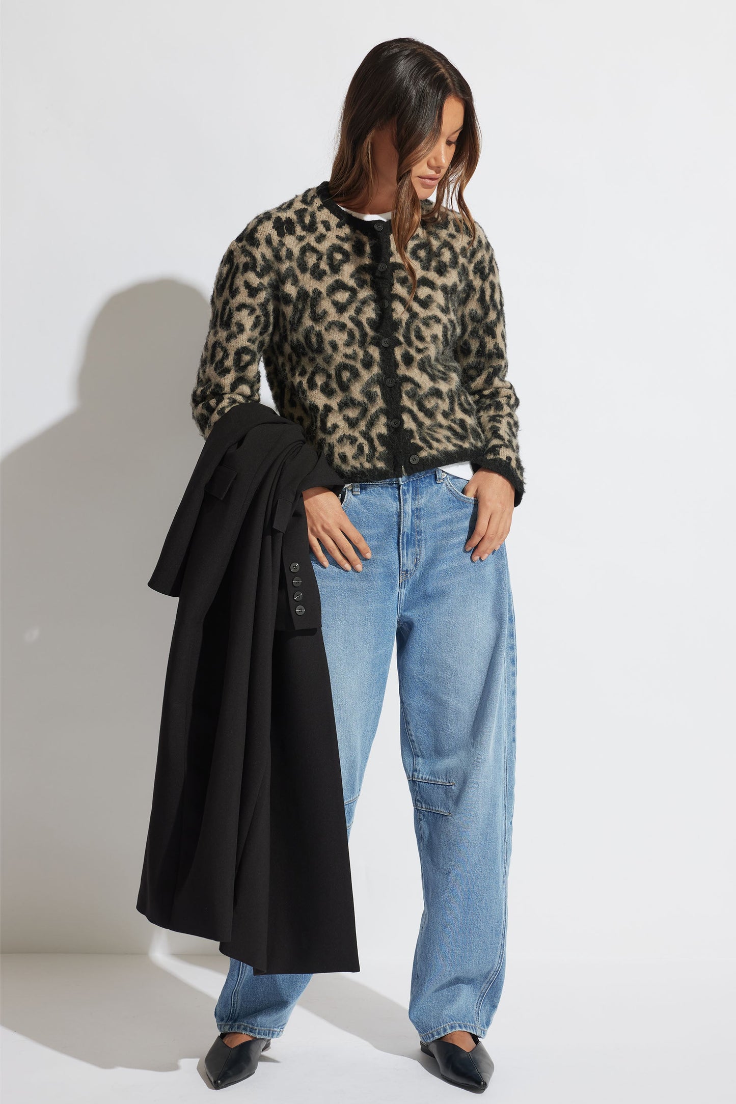 Taylor Animal Print Cardigan
