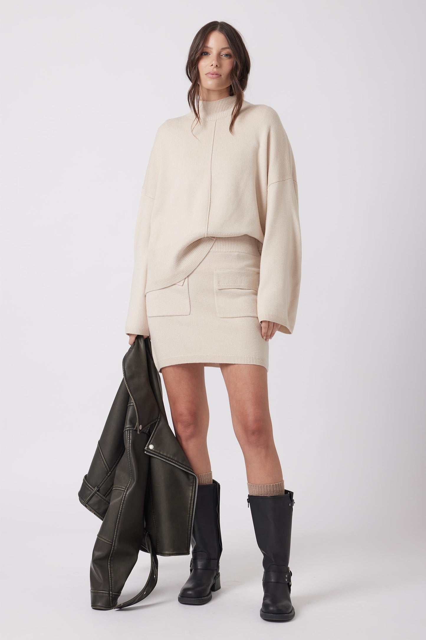 Alyce Mini Knit Skirt