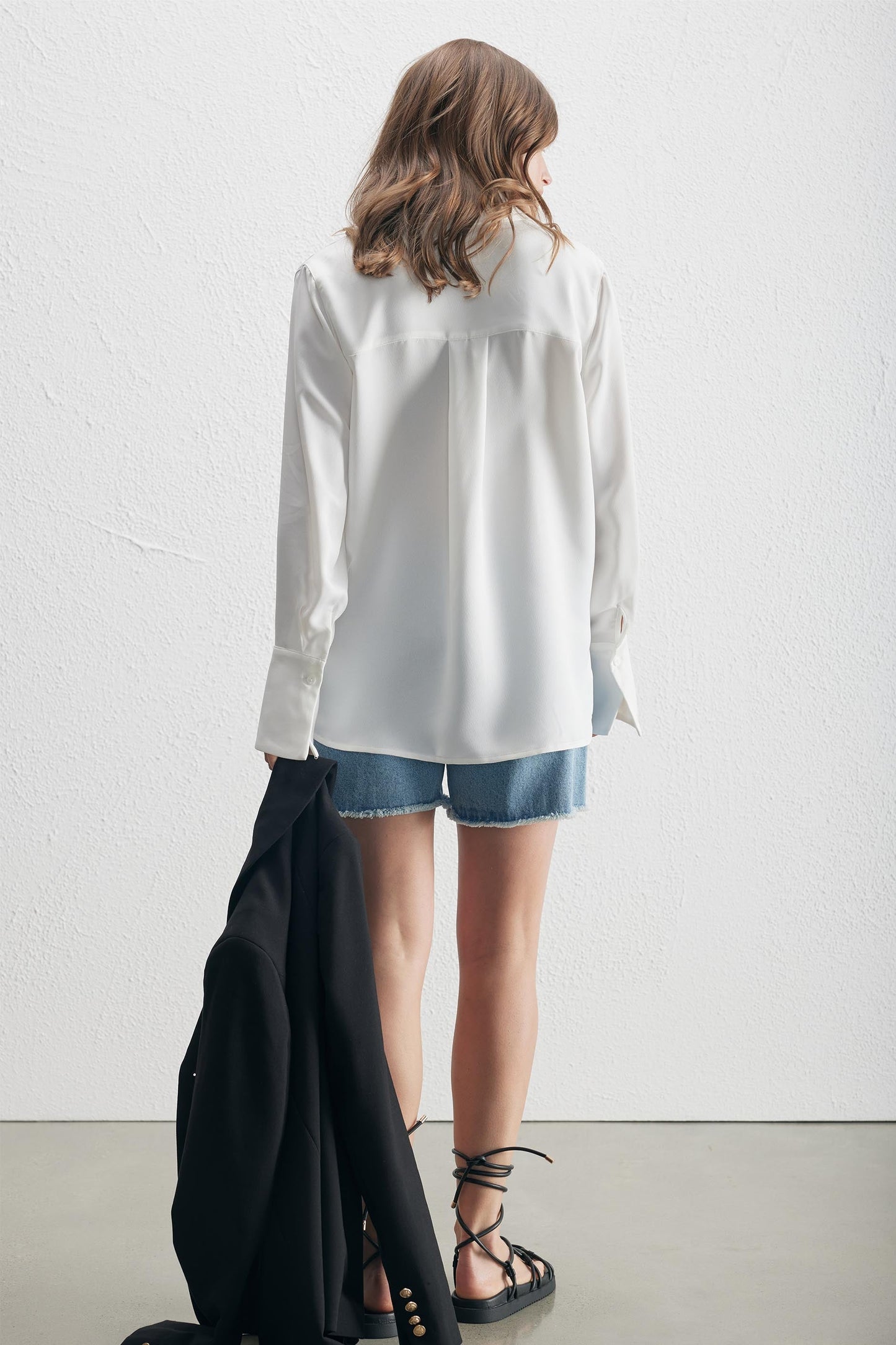 Charlie Distressed Denim Short