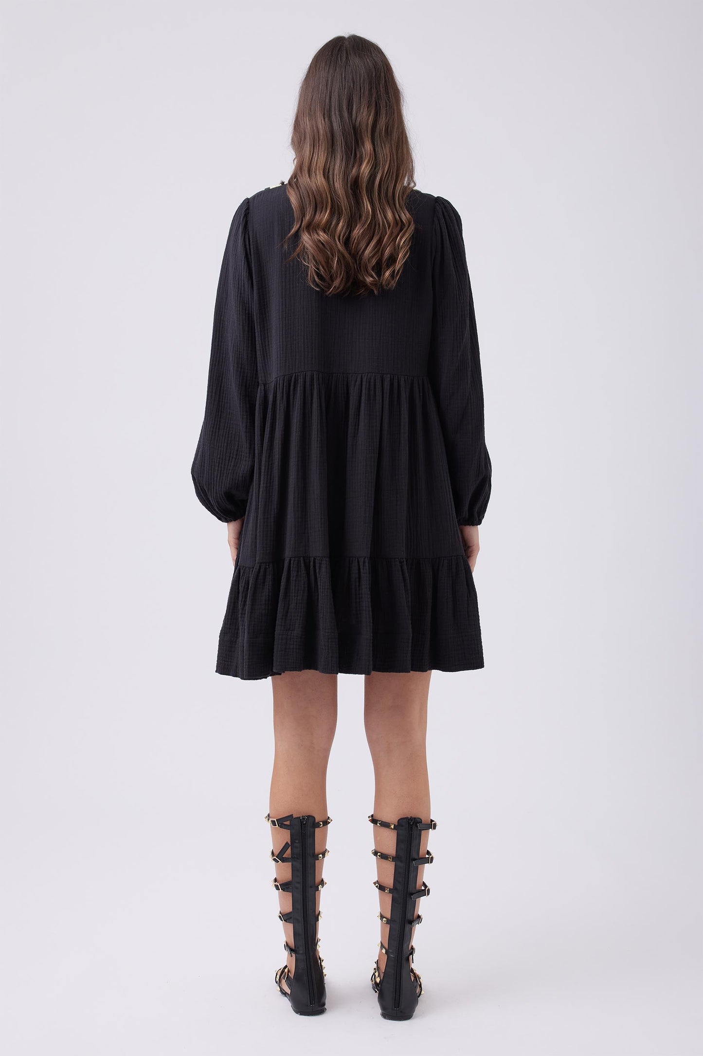 Deni Applique Mini Dress