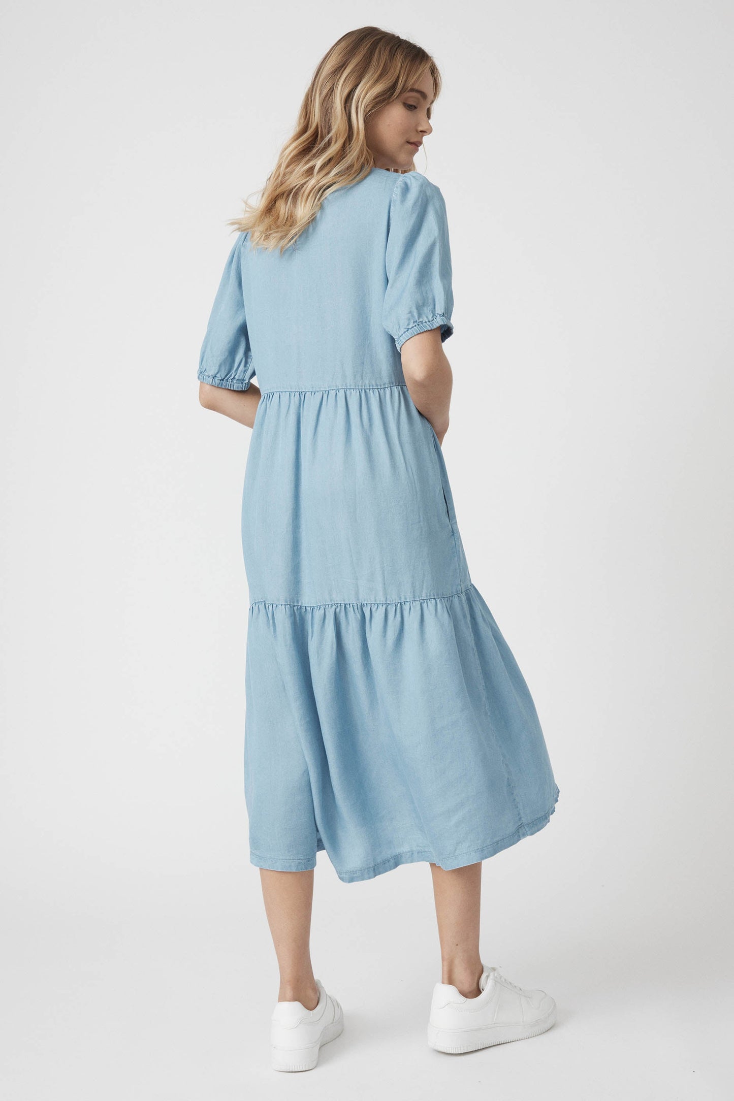 Jordyn Chambray Midi Dress