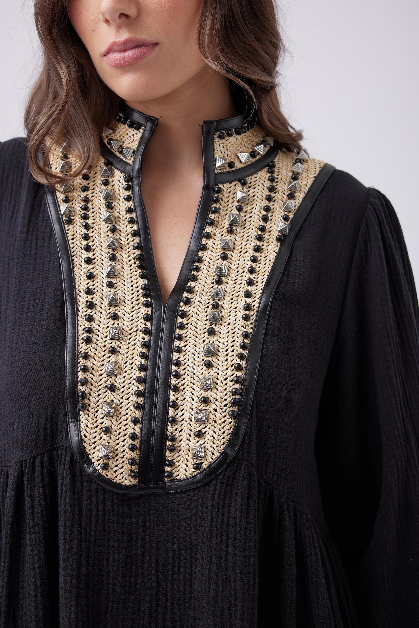 Deni Applique Mini Dress