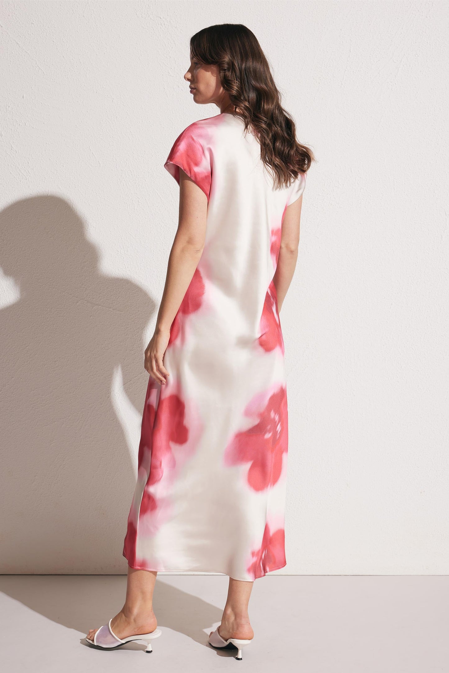 Gemma Satin Tee Dress