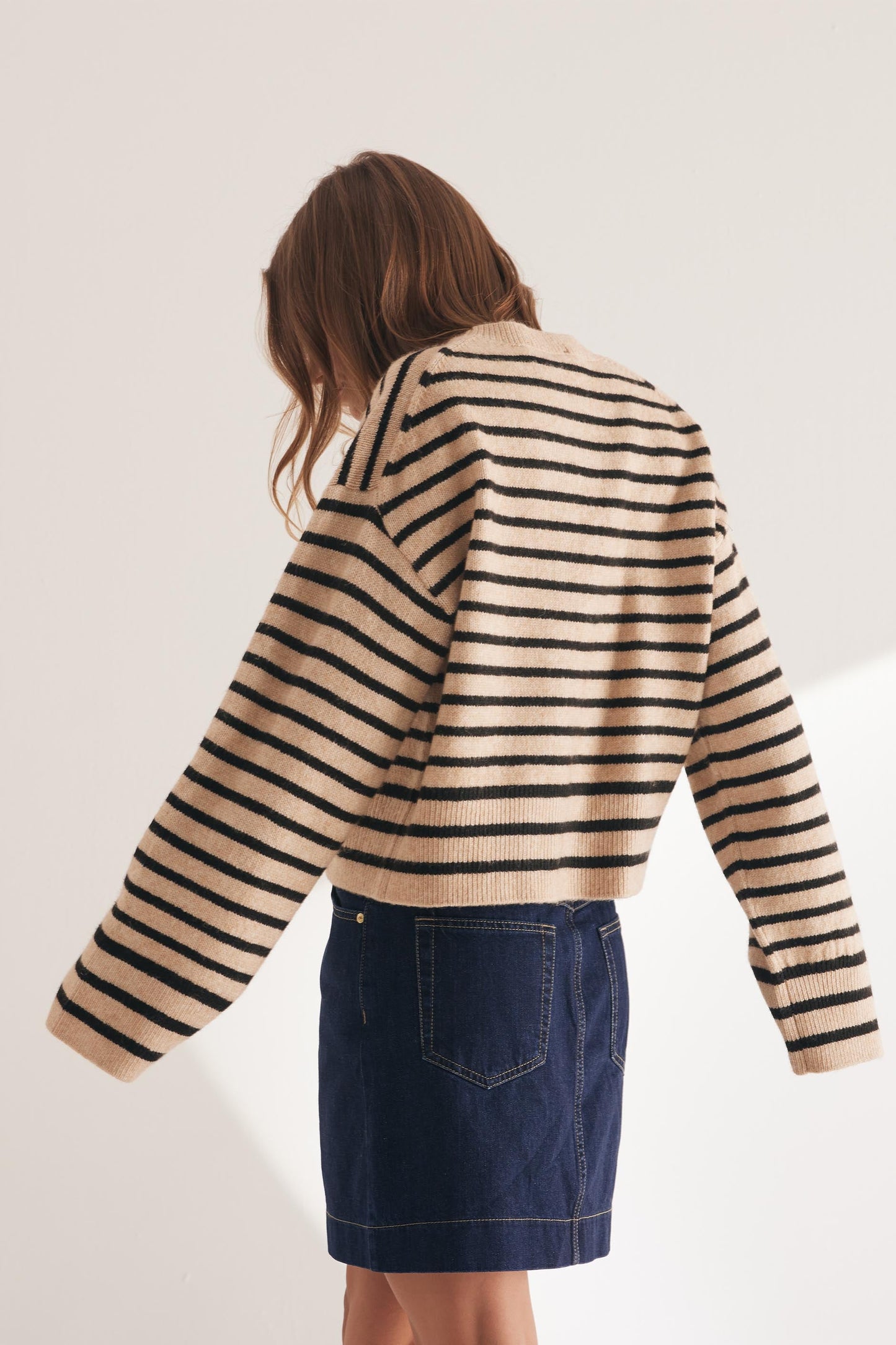 Avery Cropped Knit Jumper