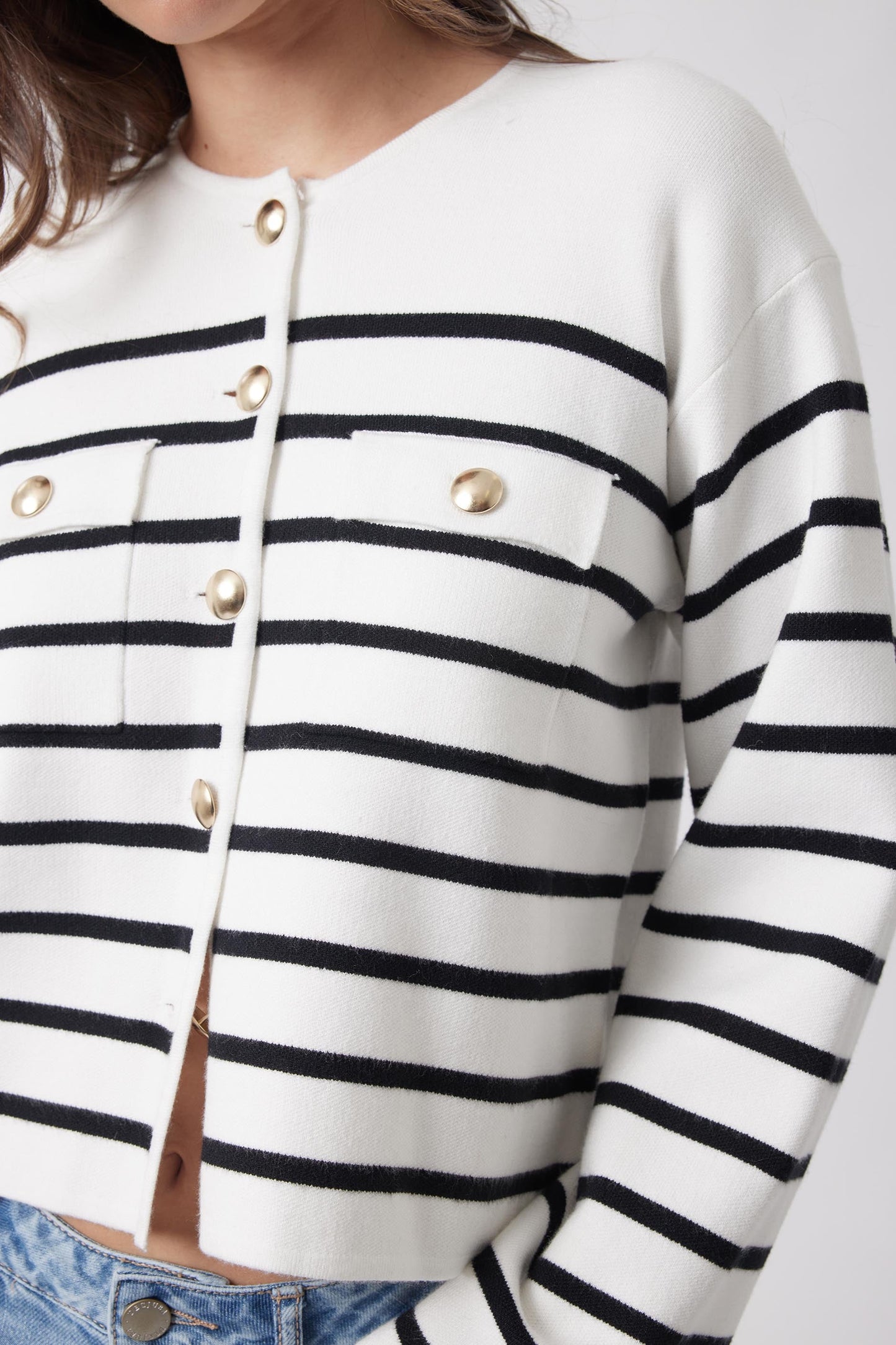Millie Stripe Cardigan