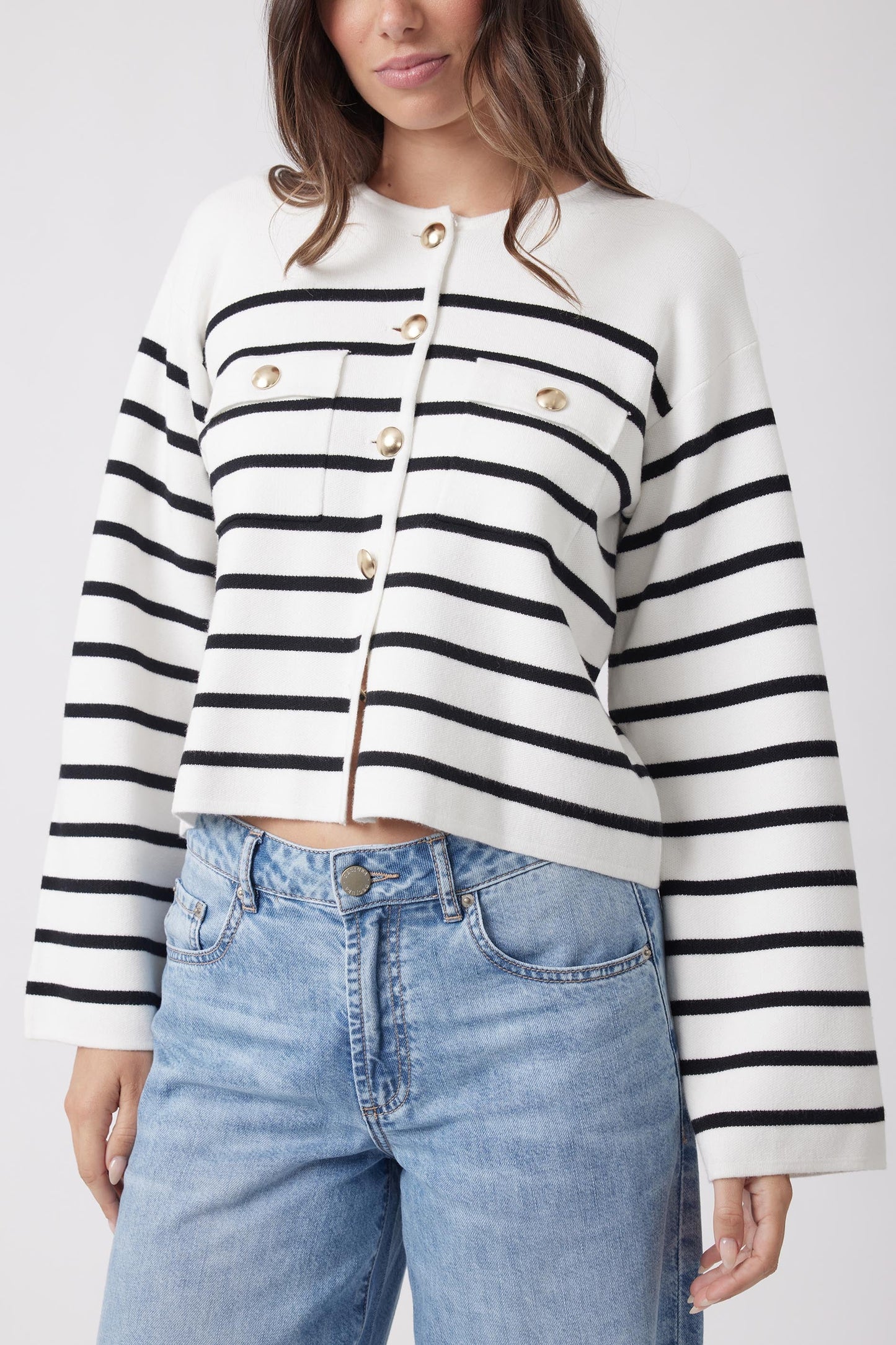 Millie Stripe Cardigan