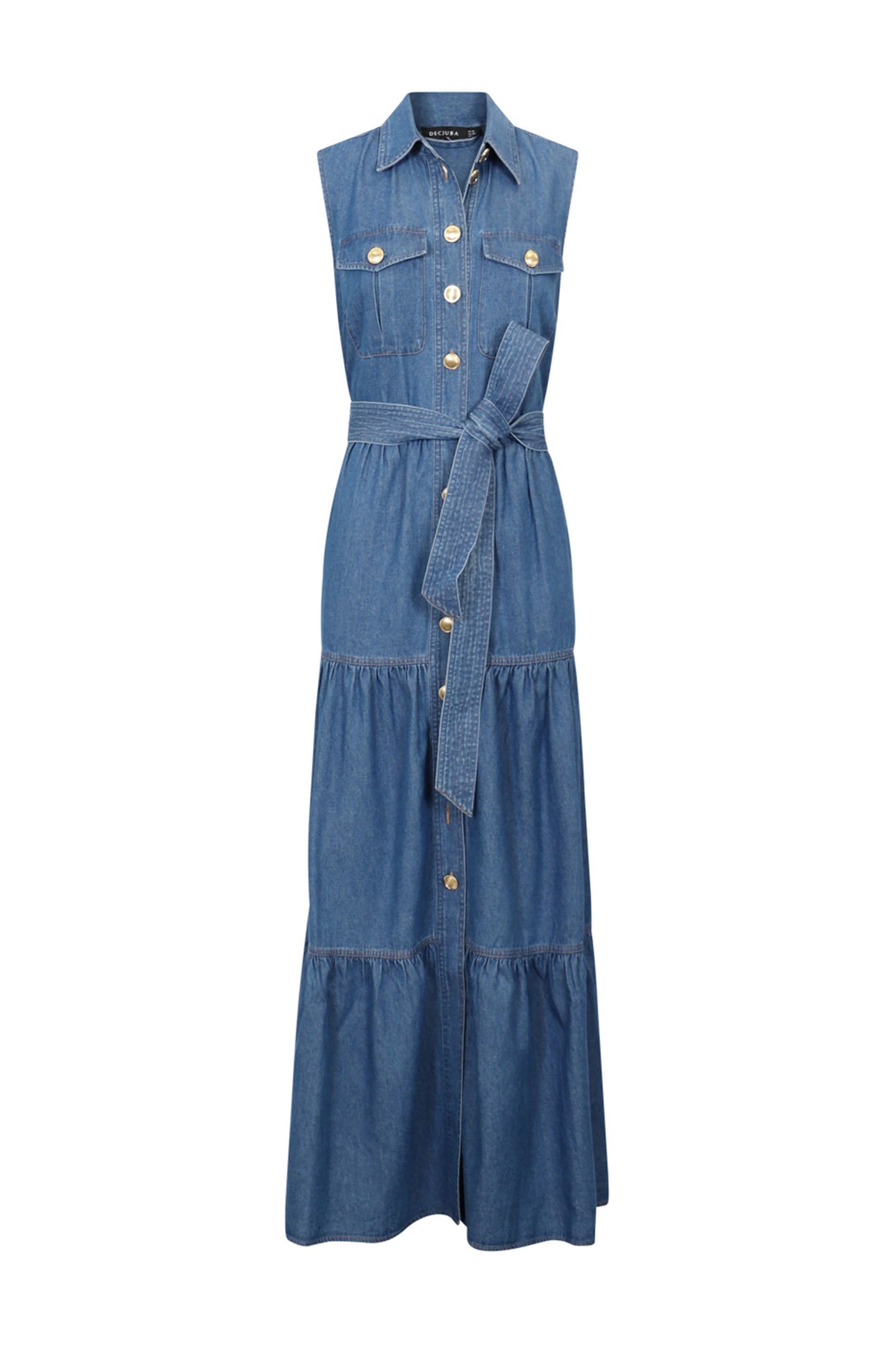 Trish Denim Maxi Dress