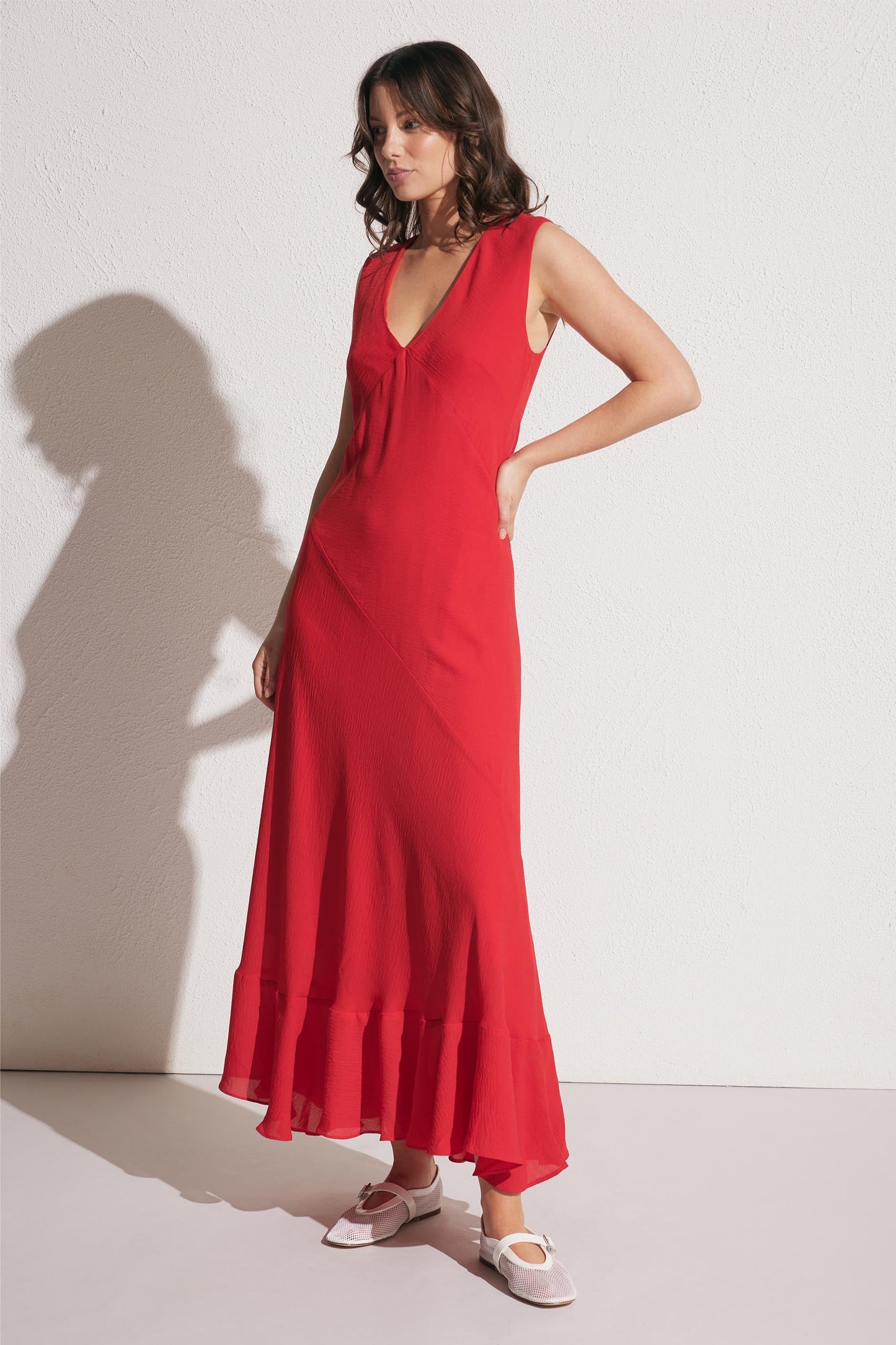 Renee Seam Detail Midi Dress