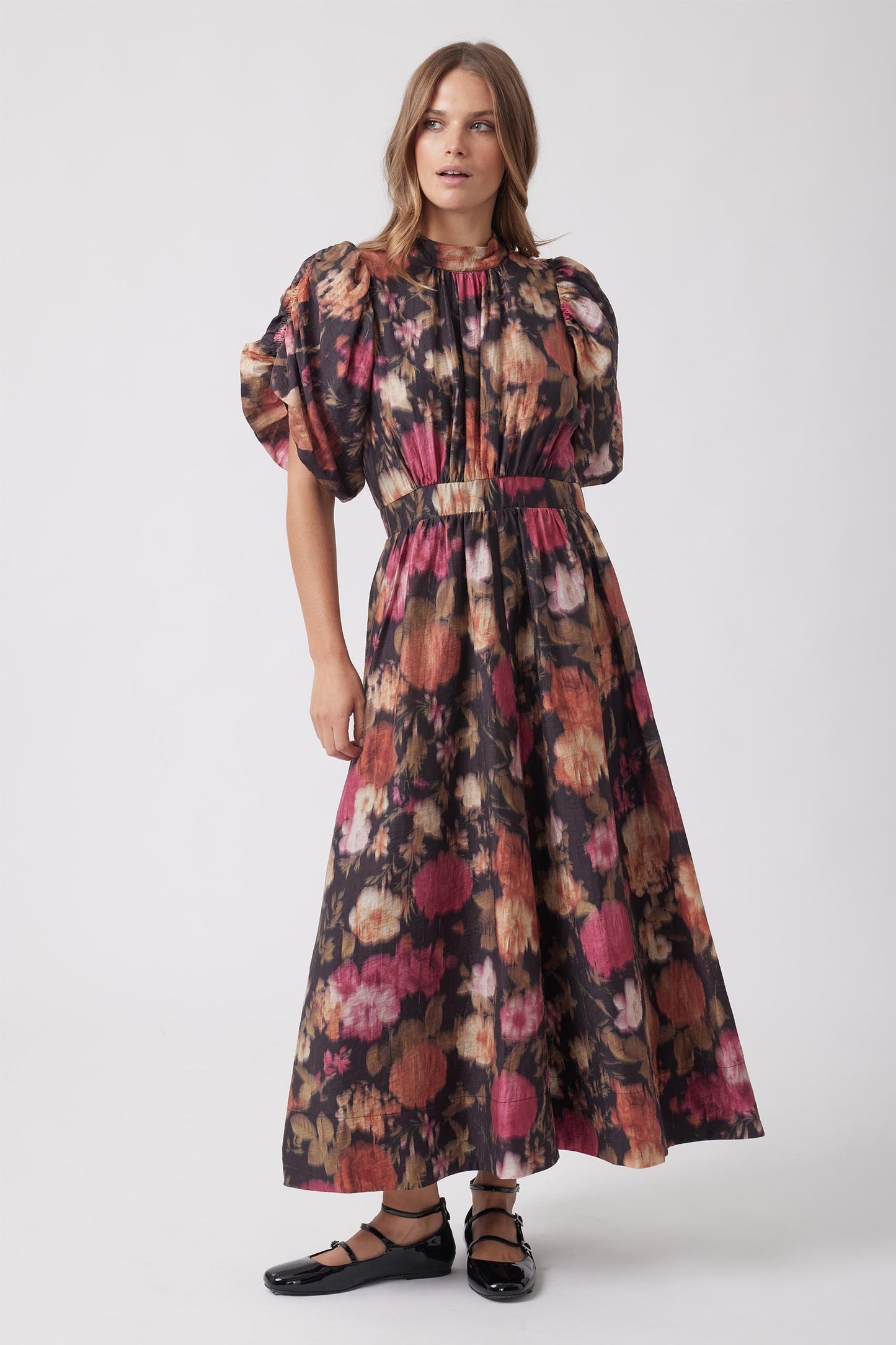 Kim Drawstring Midi Dress