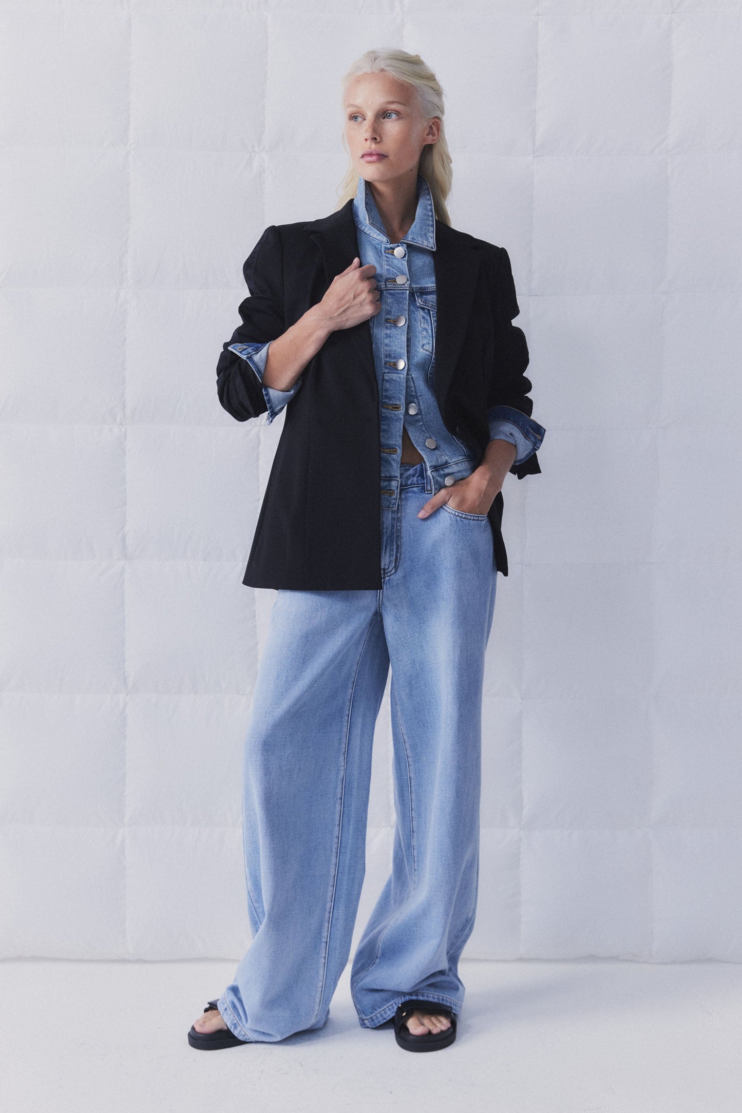 D-Luxe Wide Leg Jean