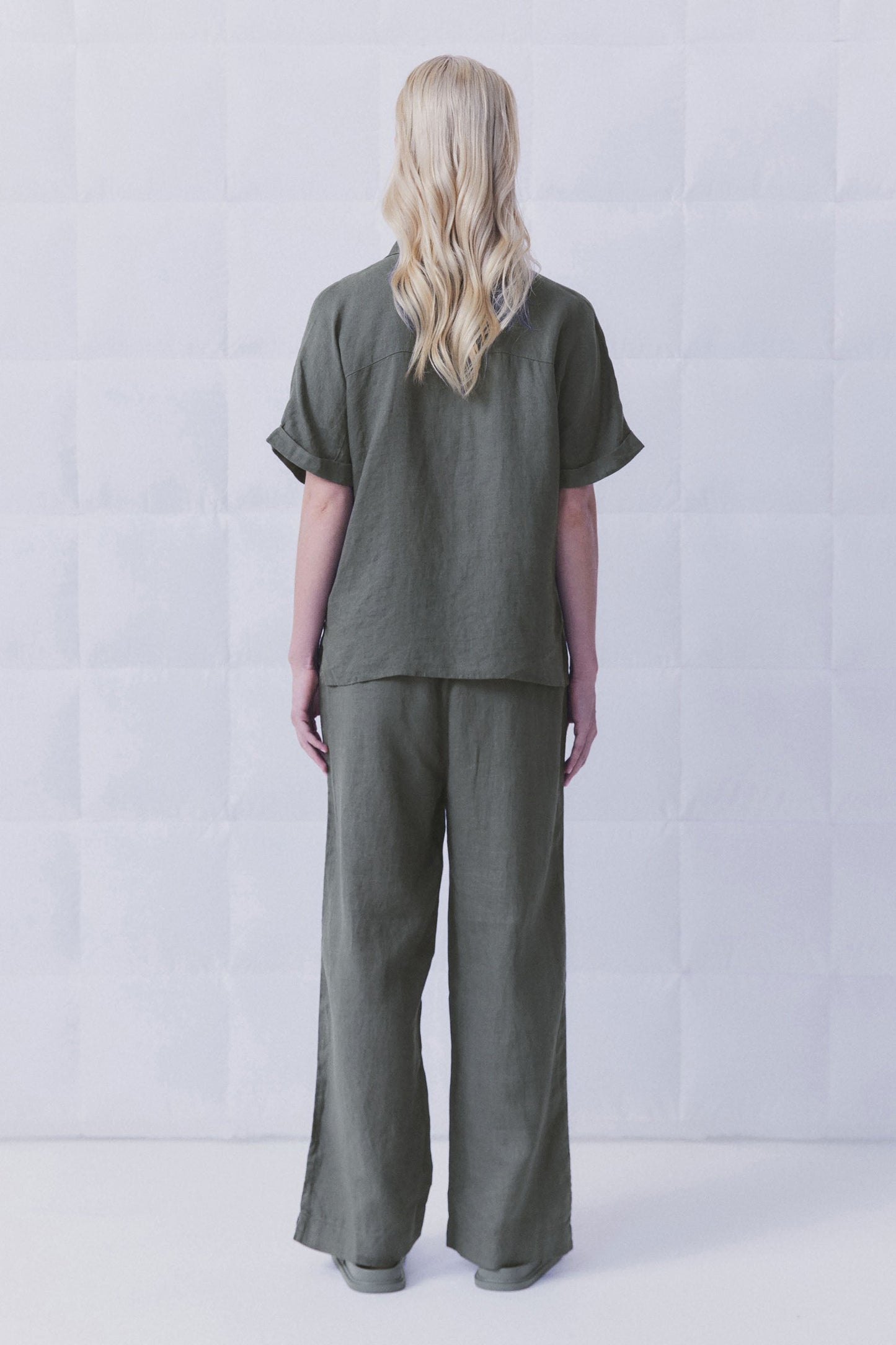 D-Luxe Pocket Linen Shirt