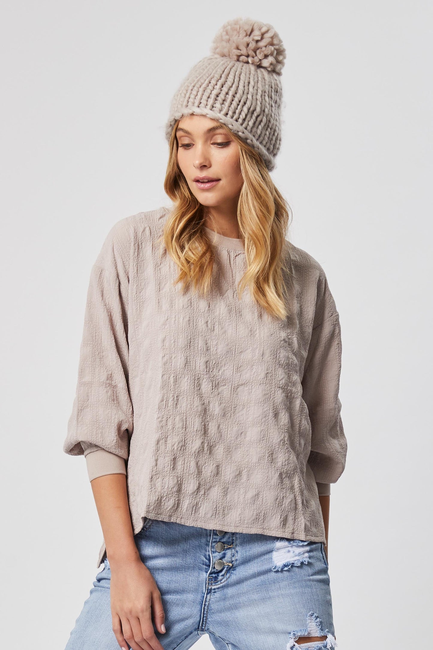 Molly Textured Top