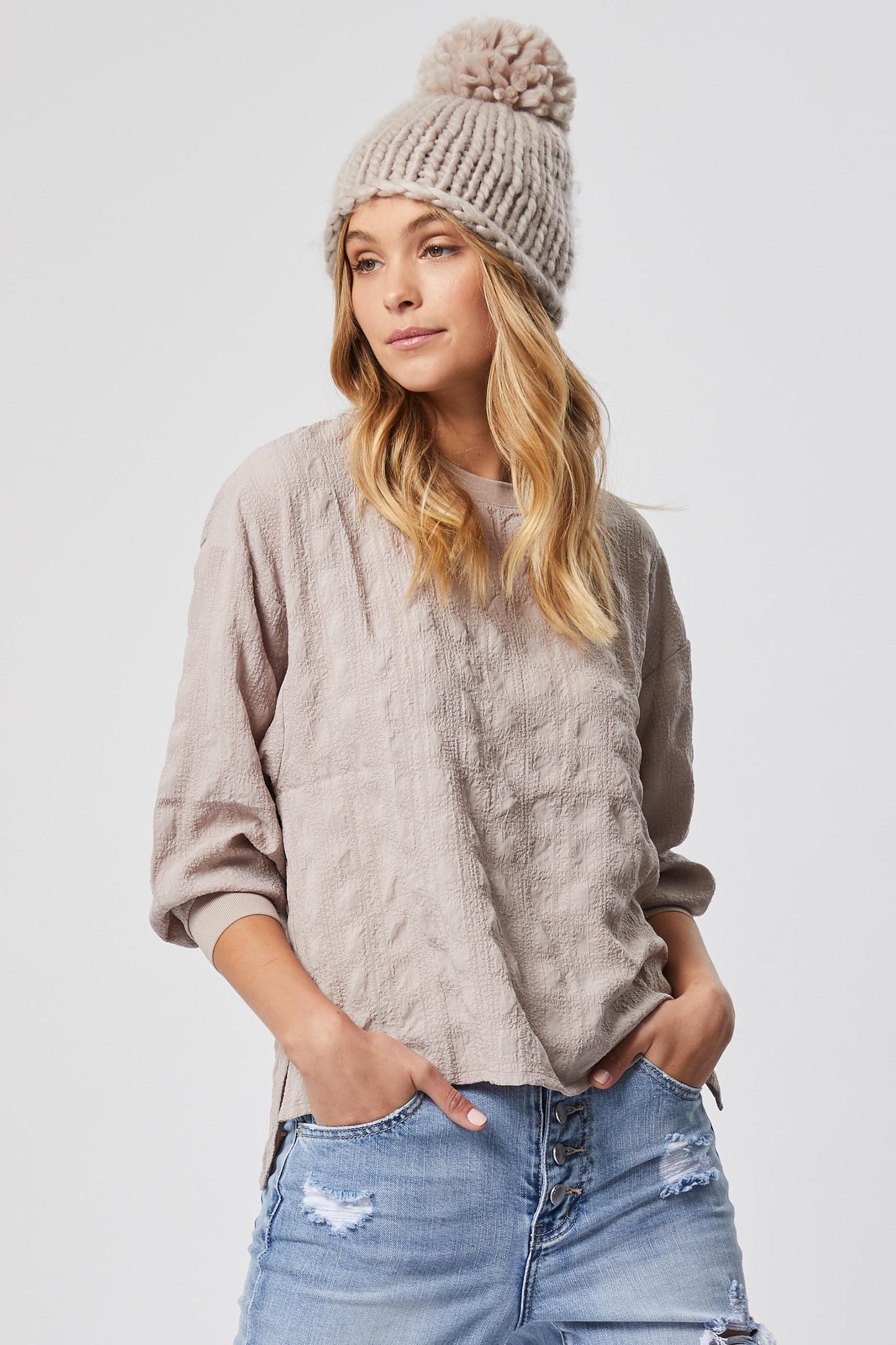 Molly Textured Top