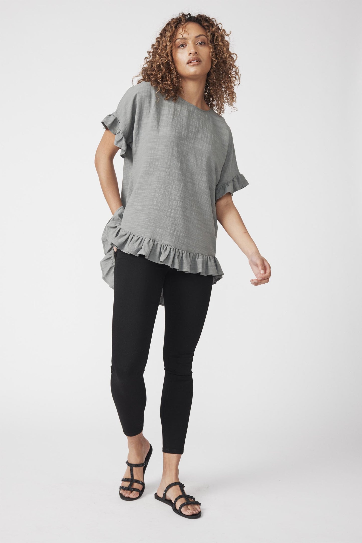 Stevie Ruffle Top