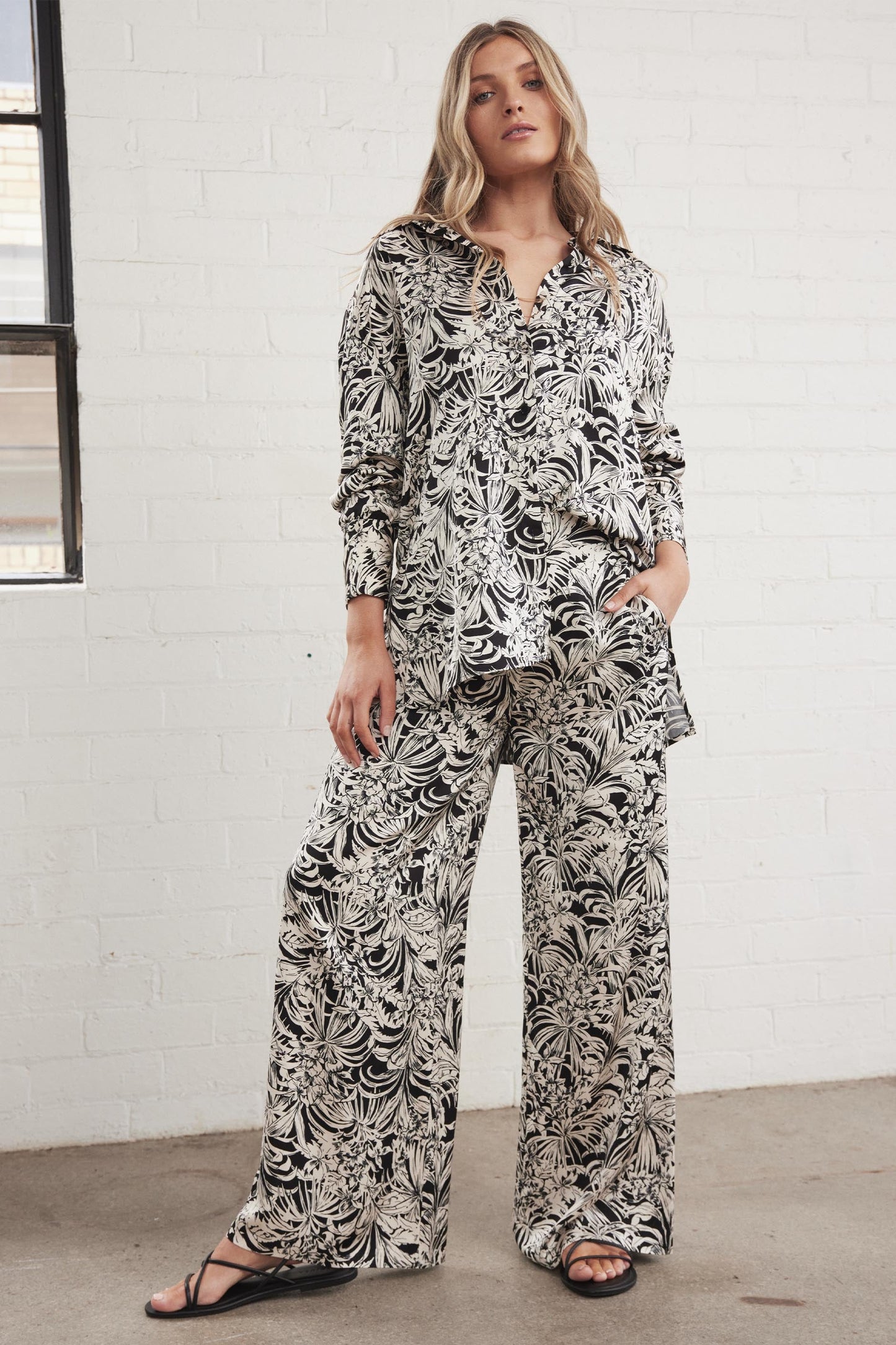 Demi Oversized Printed Shirt