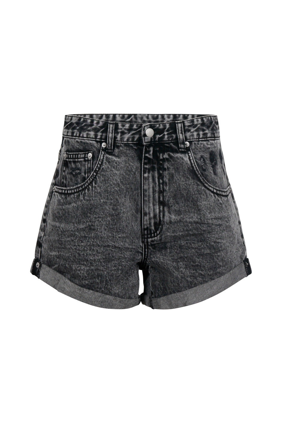 D-Luxe Denim Roll Cuff Short