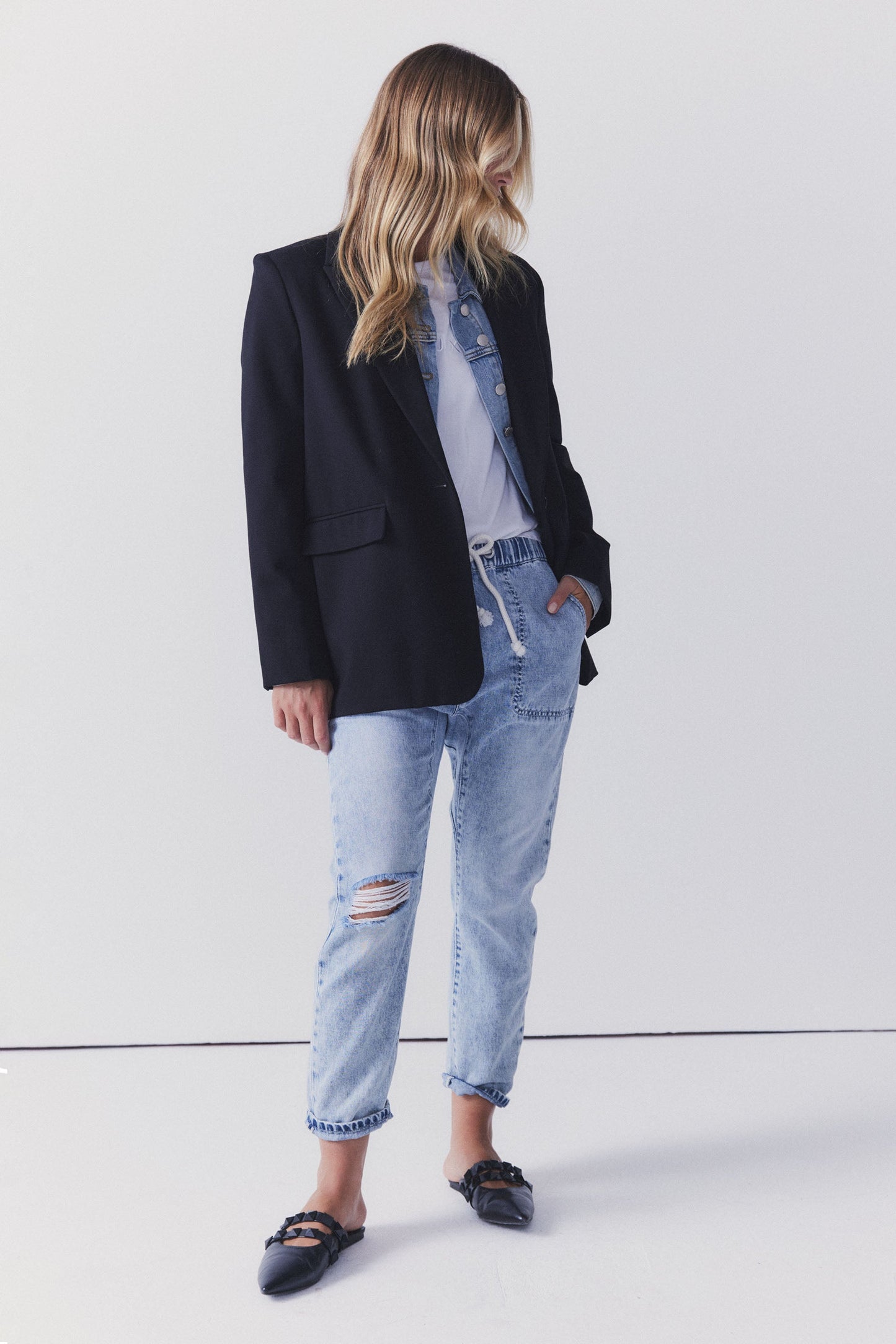 D-Luxe Ripped Relax Jean