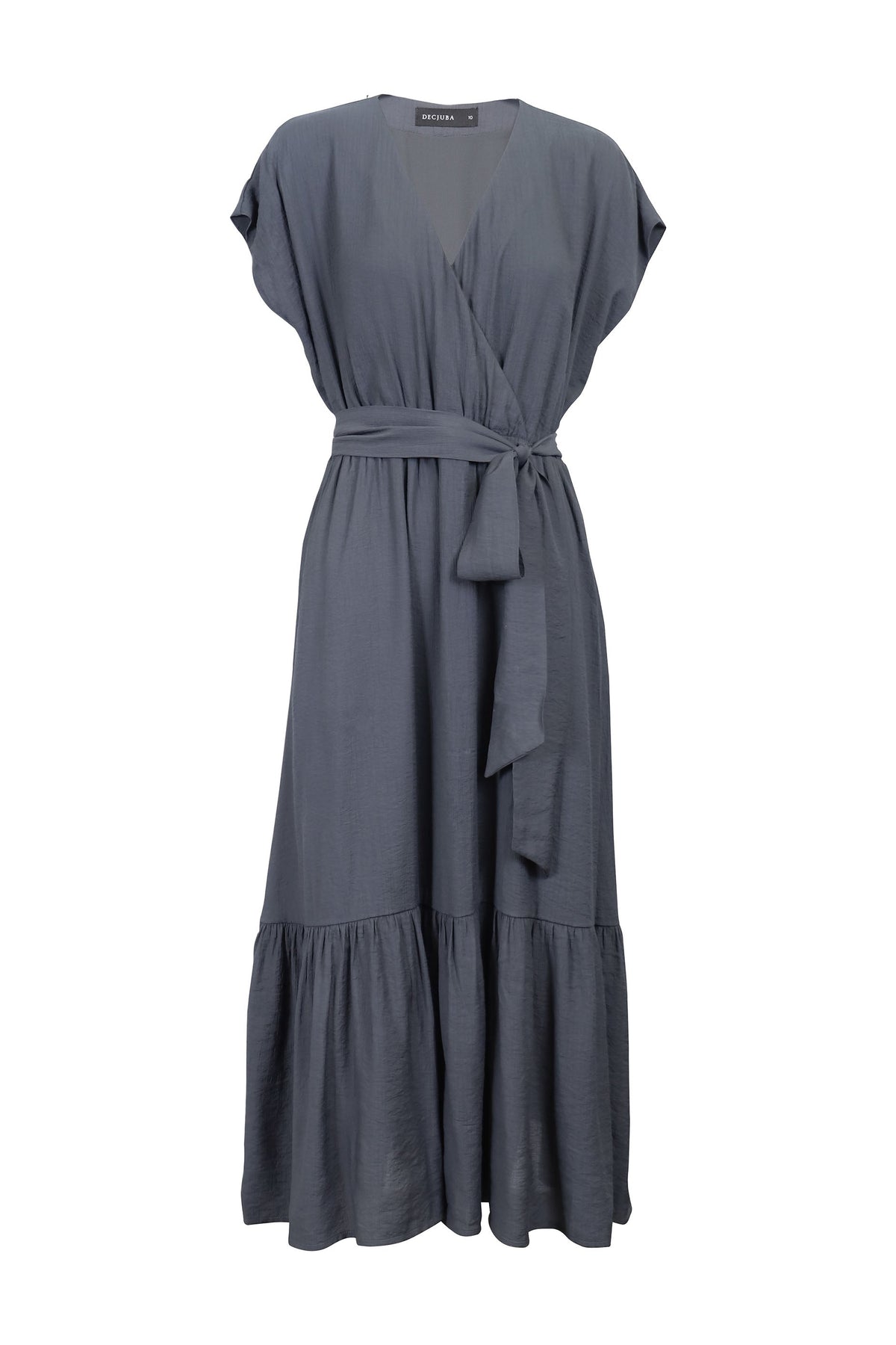 India Cross Front Midi Dress