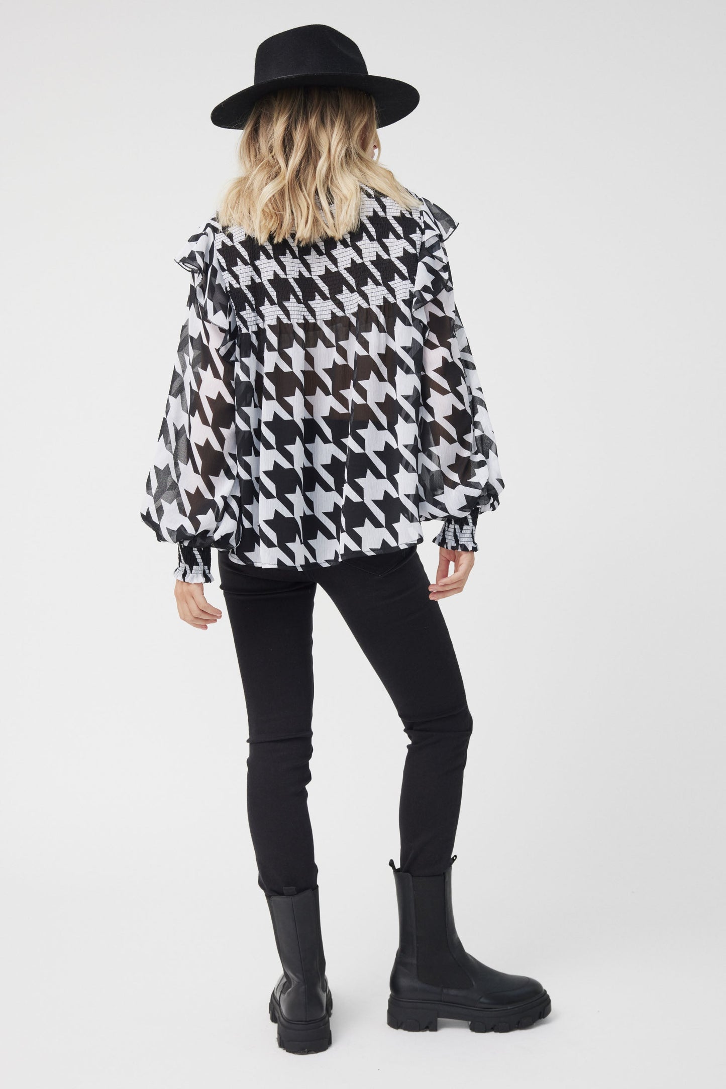 Kellie Shirred Detail Top