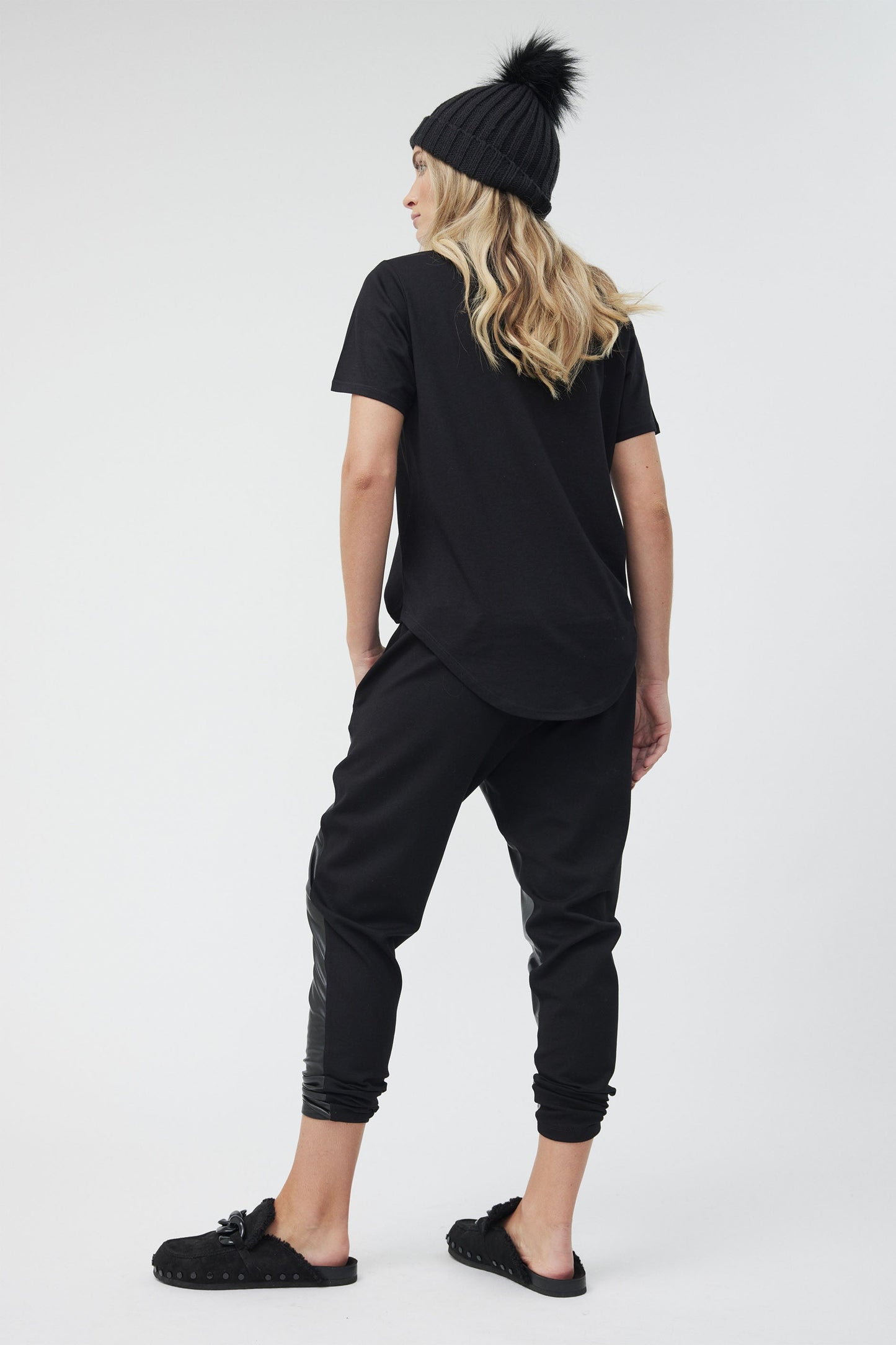 Maeve PU Jogger