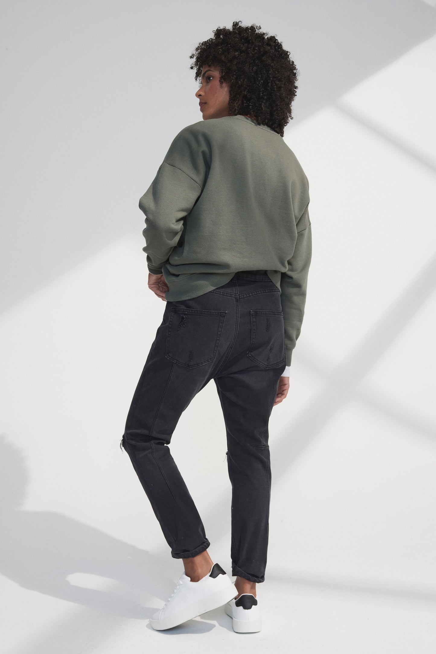 D-Luxe Ripped Boyfriend Jean