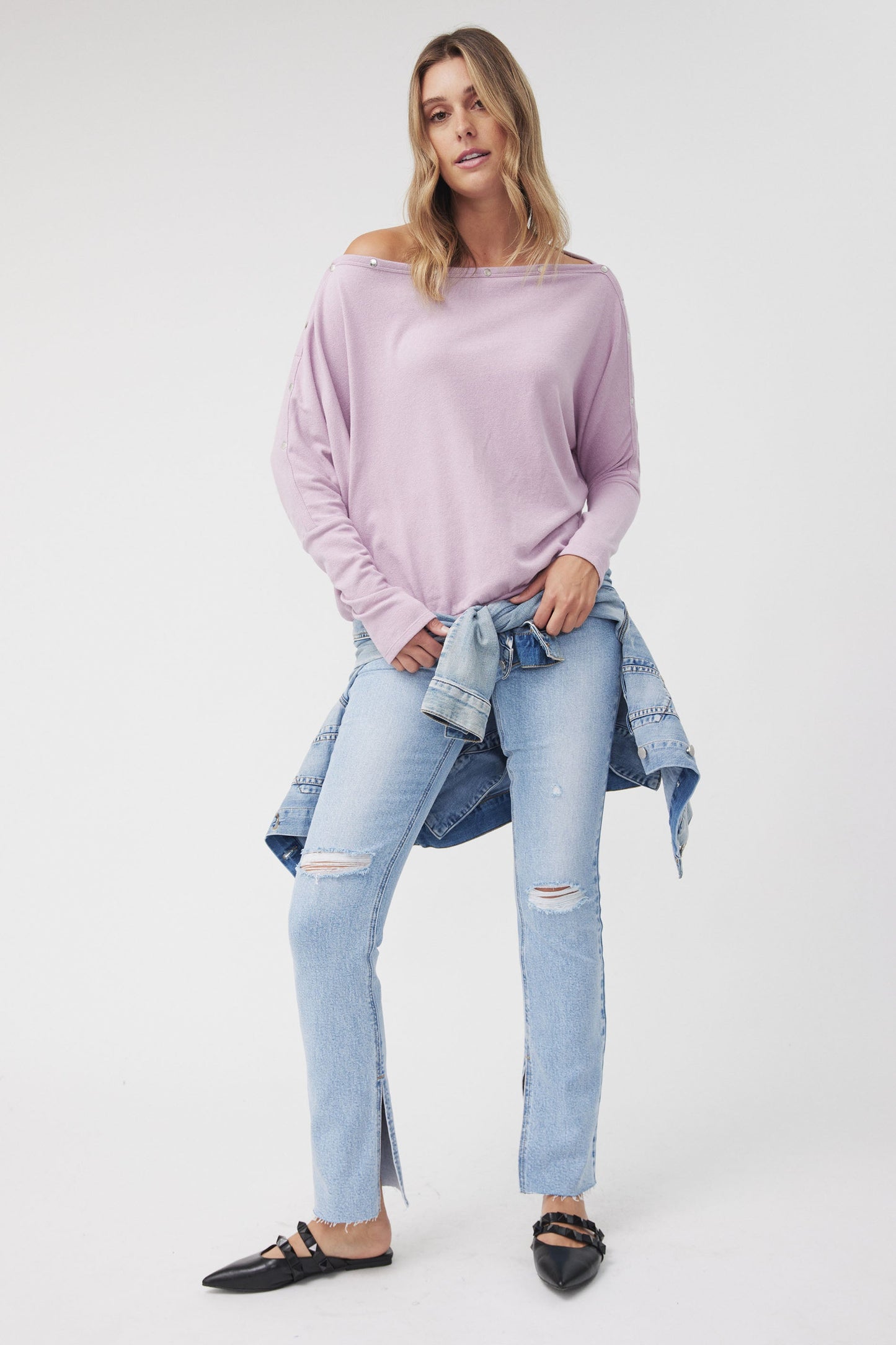 Amanda Dolman Button Top