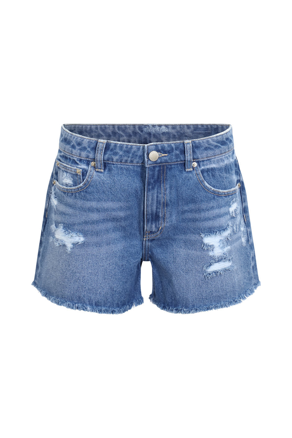 Charlie Distressed Denim Short
